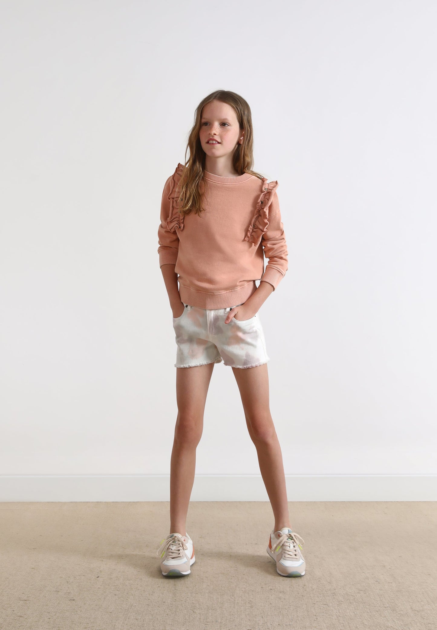 TIE-DYE BERMUDA SHORTS