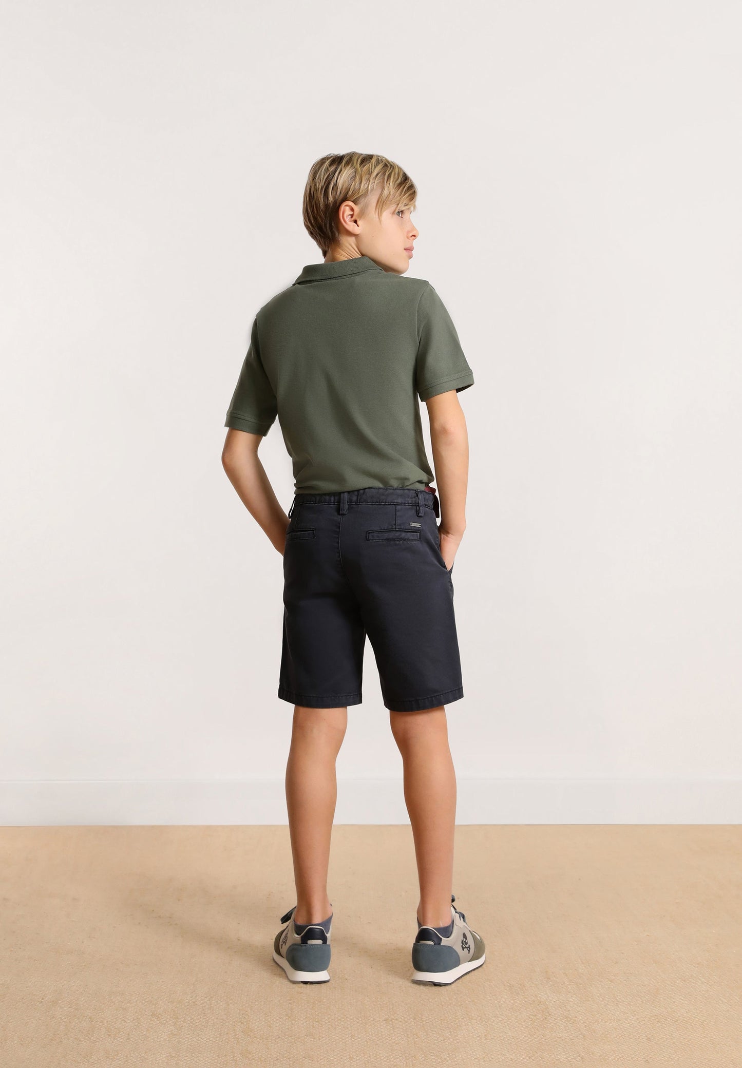 COTTON BERMUDA SHORTS