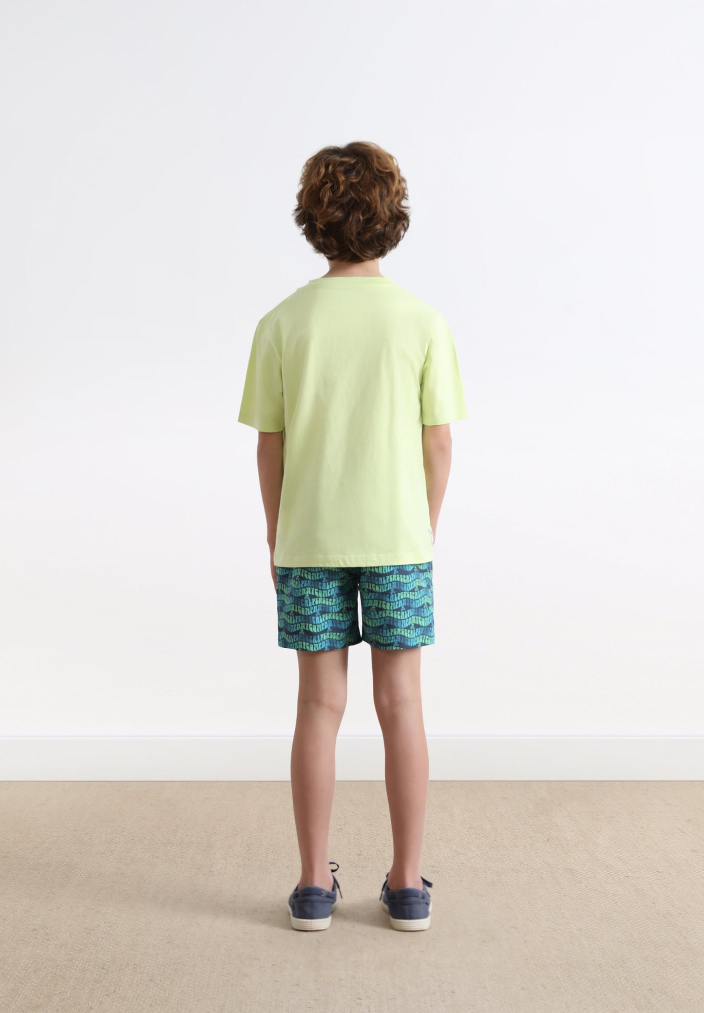 SWIMMING TRUNKS WITH ALL-OVER LOGO