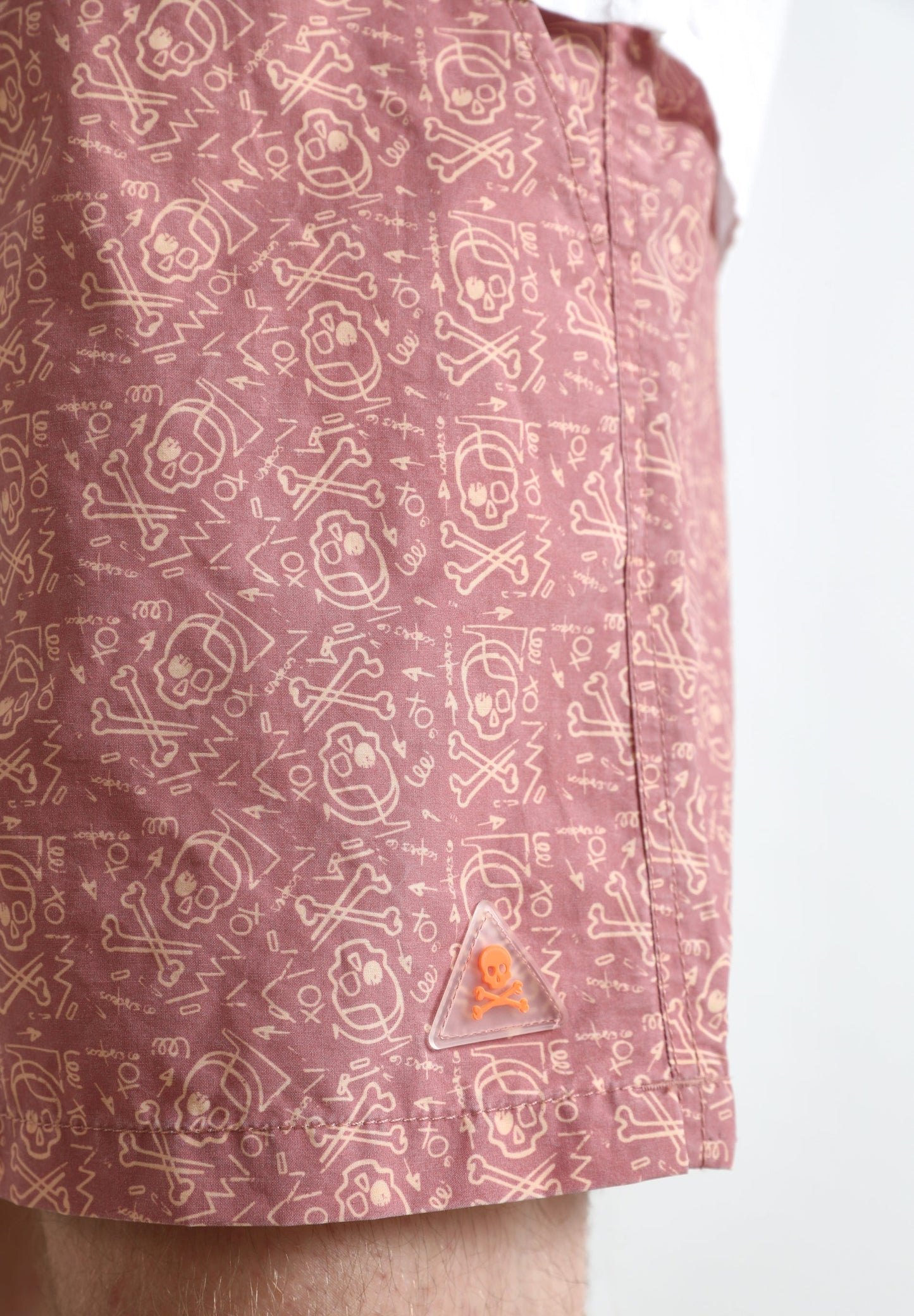 SWIMMING TRUNKS WITH SKULL DESIGN