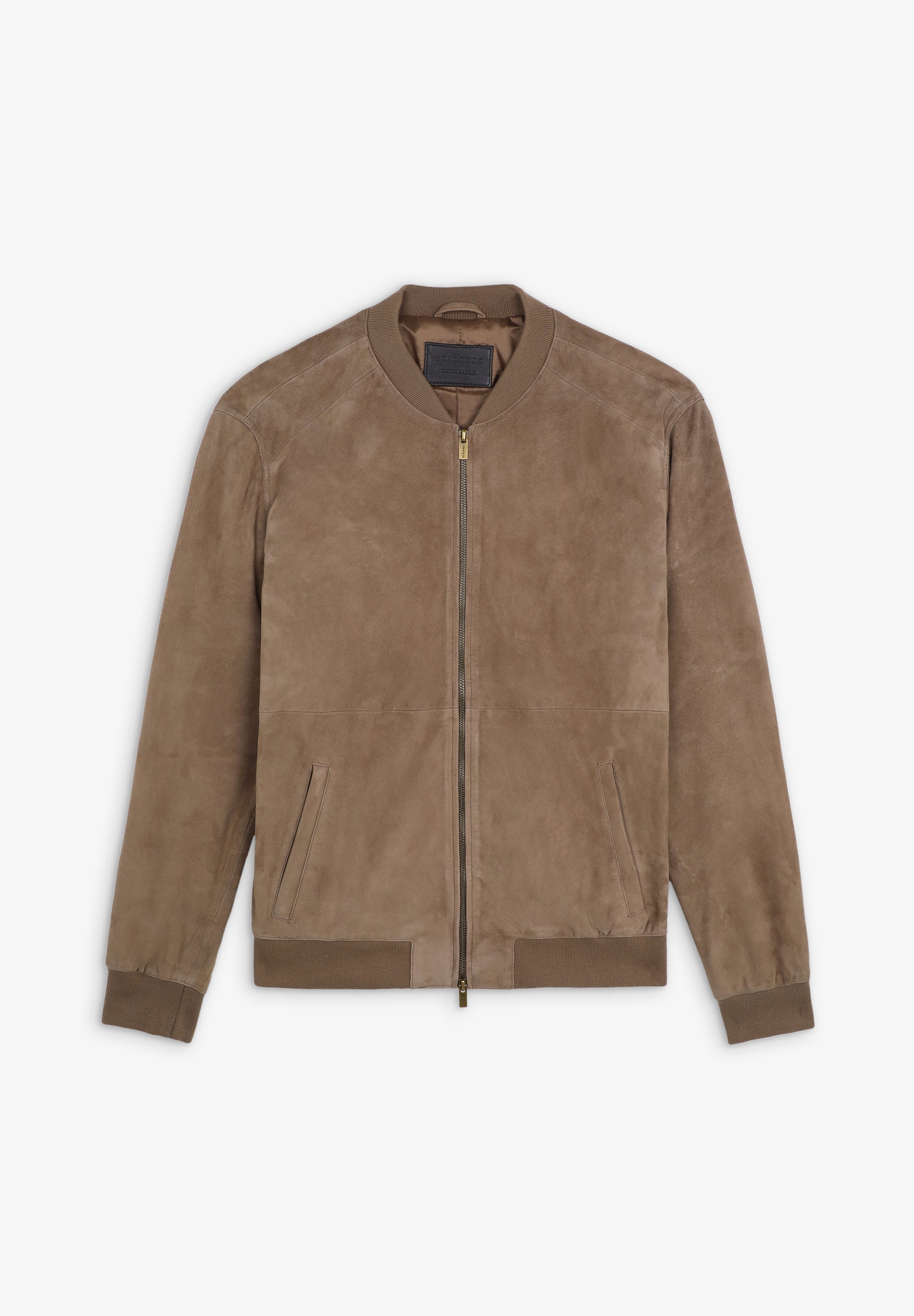LEATHER BOMBER JACKET