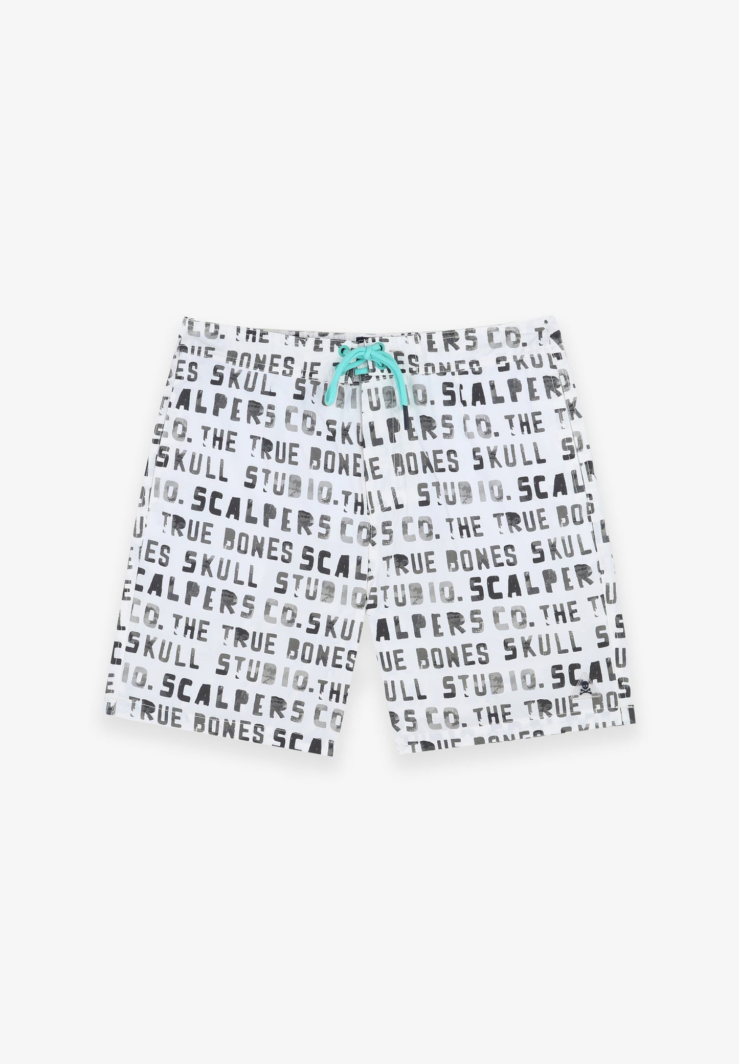 SWIMMING TRUNKS WITH TEXT PRINT