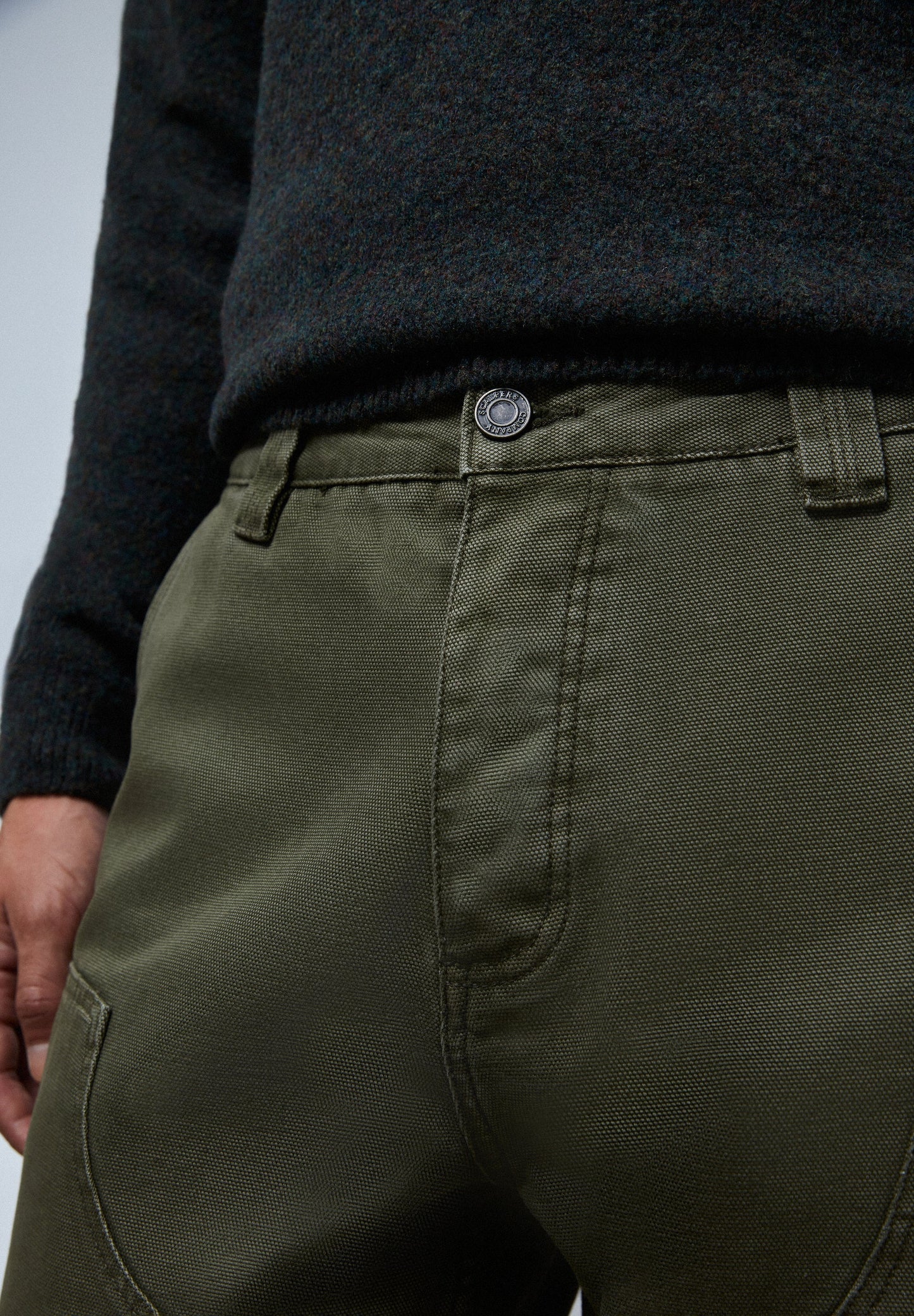 TWILL PATCH TROUSERS