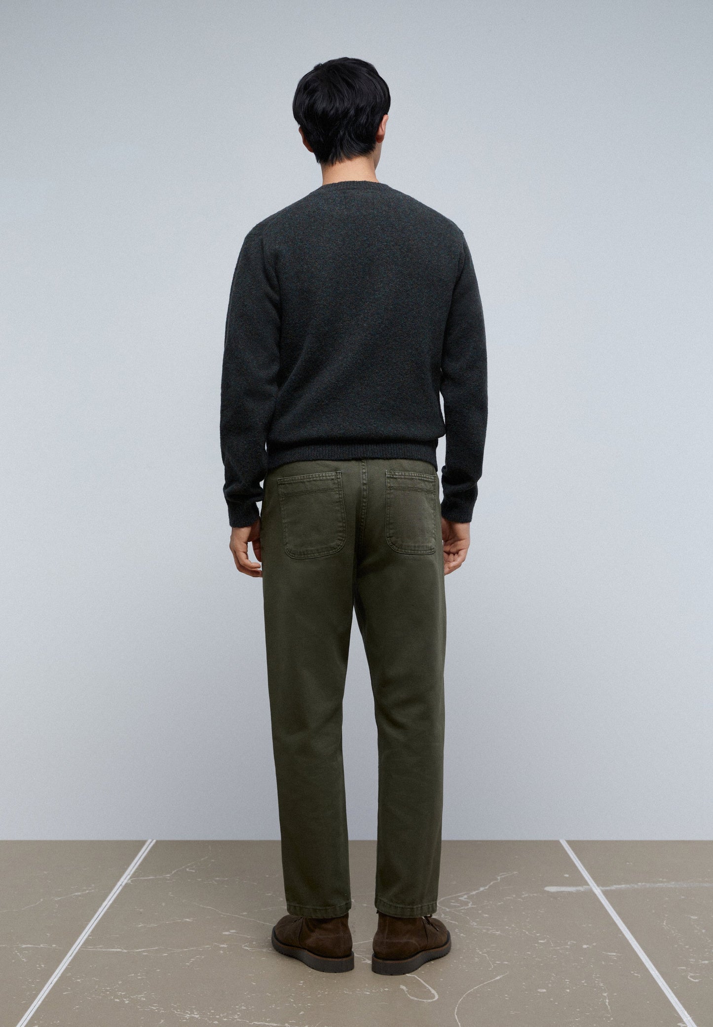 TWILL PATCH TROUSERS
