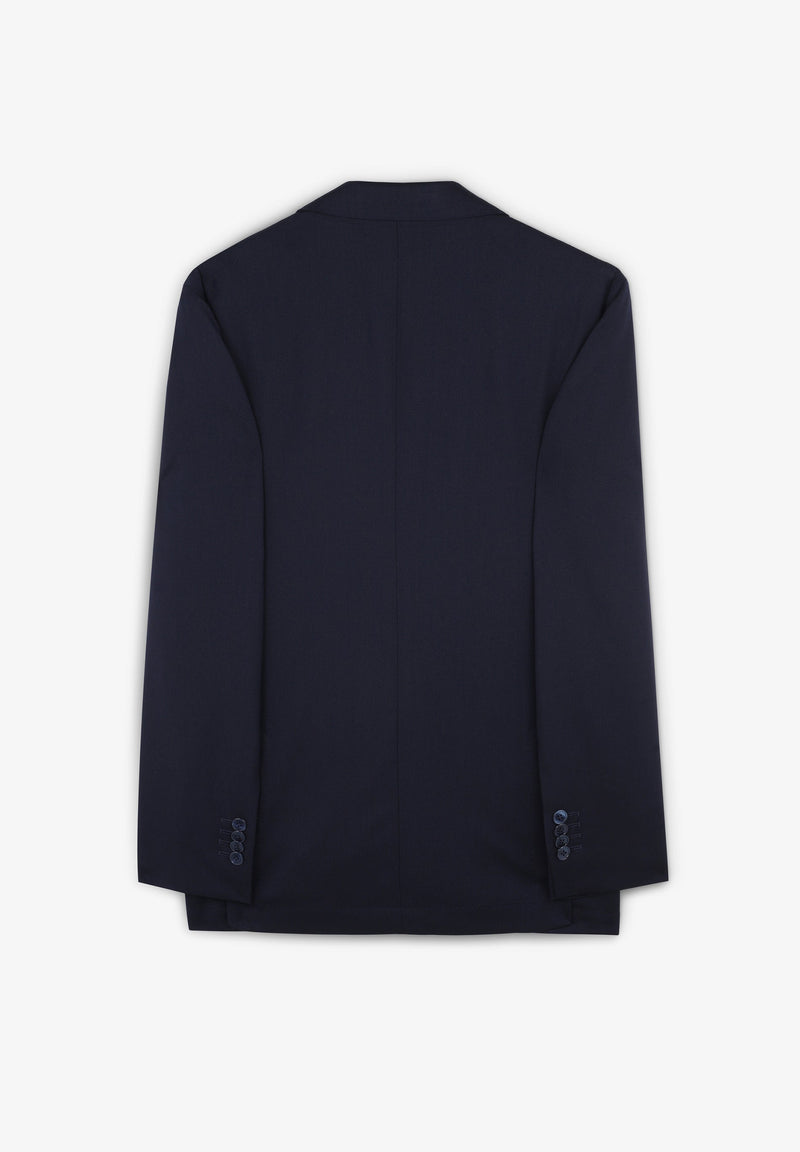CLASSIC NAVY BLUE WOOL SUIT