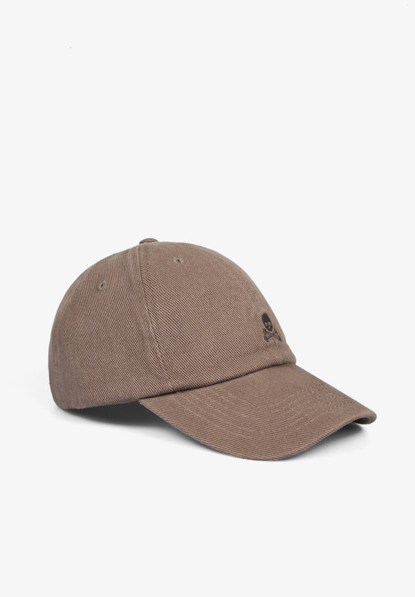 FADED CAP WITH SKULL DETAIL