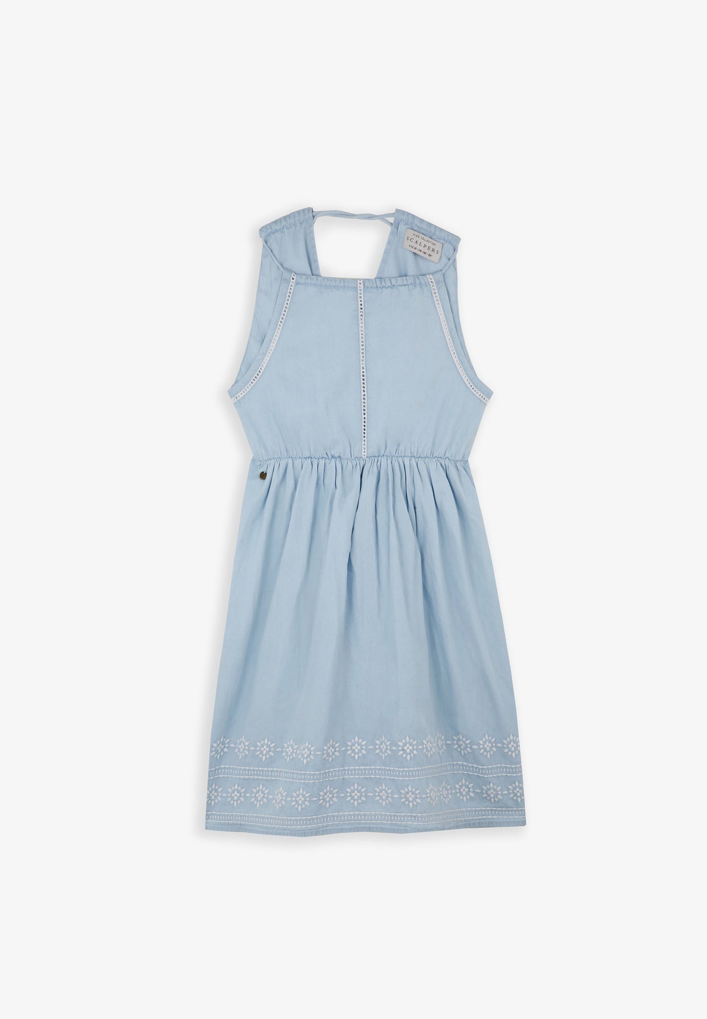 DENIM HALTER DRESS