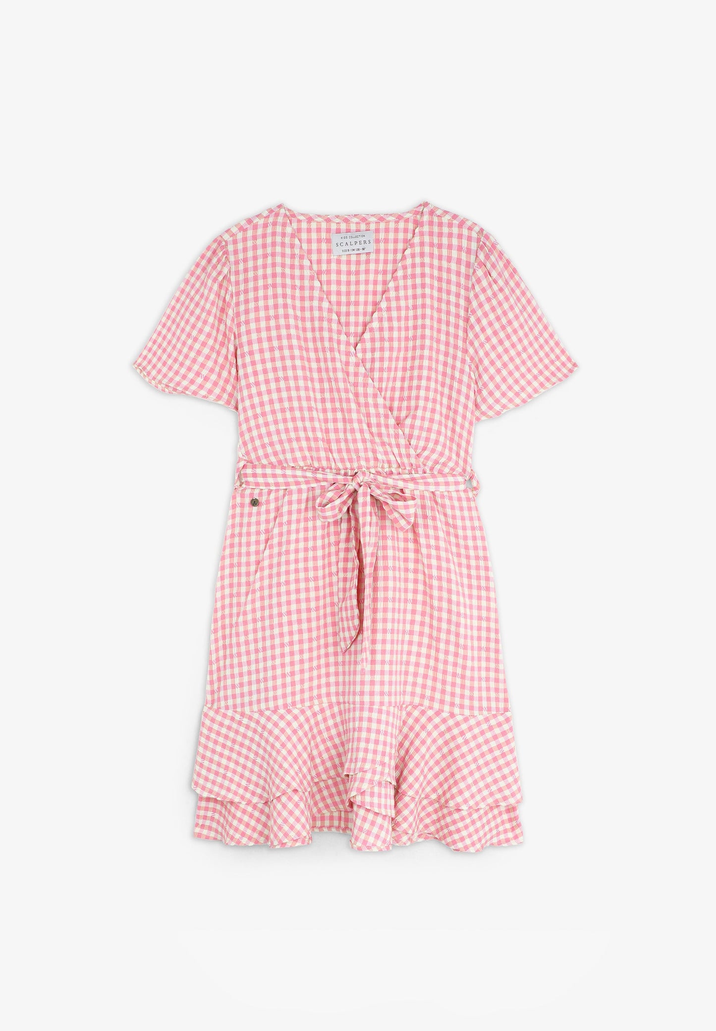 GINGHAM SARONG DRESS