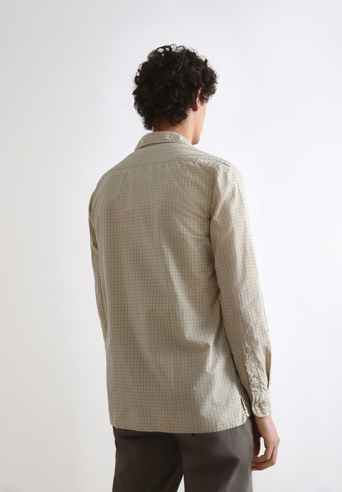 POPLIN CHECK SHIRT