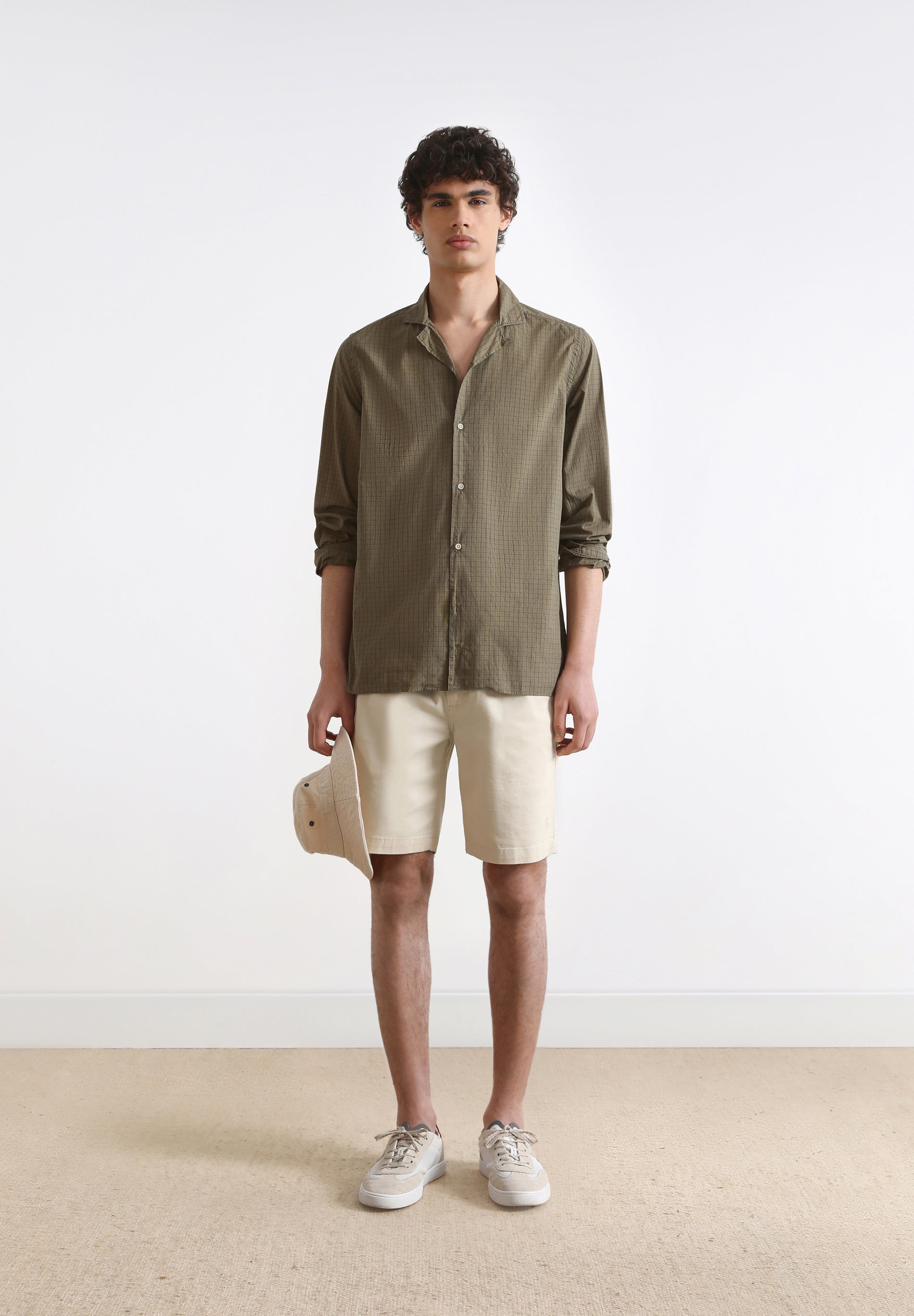POPLIN CHECK SHIRT
