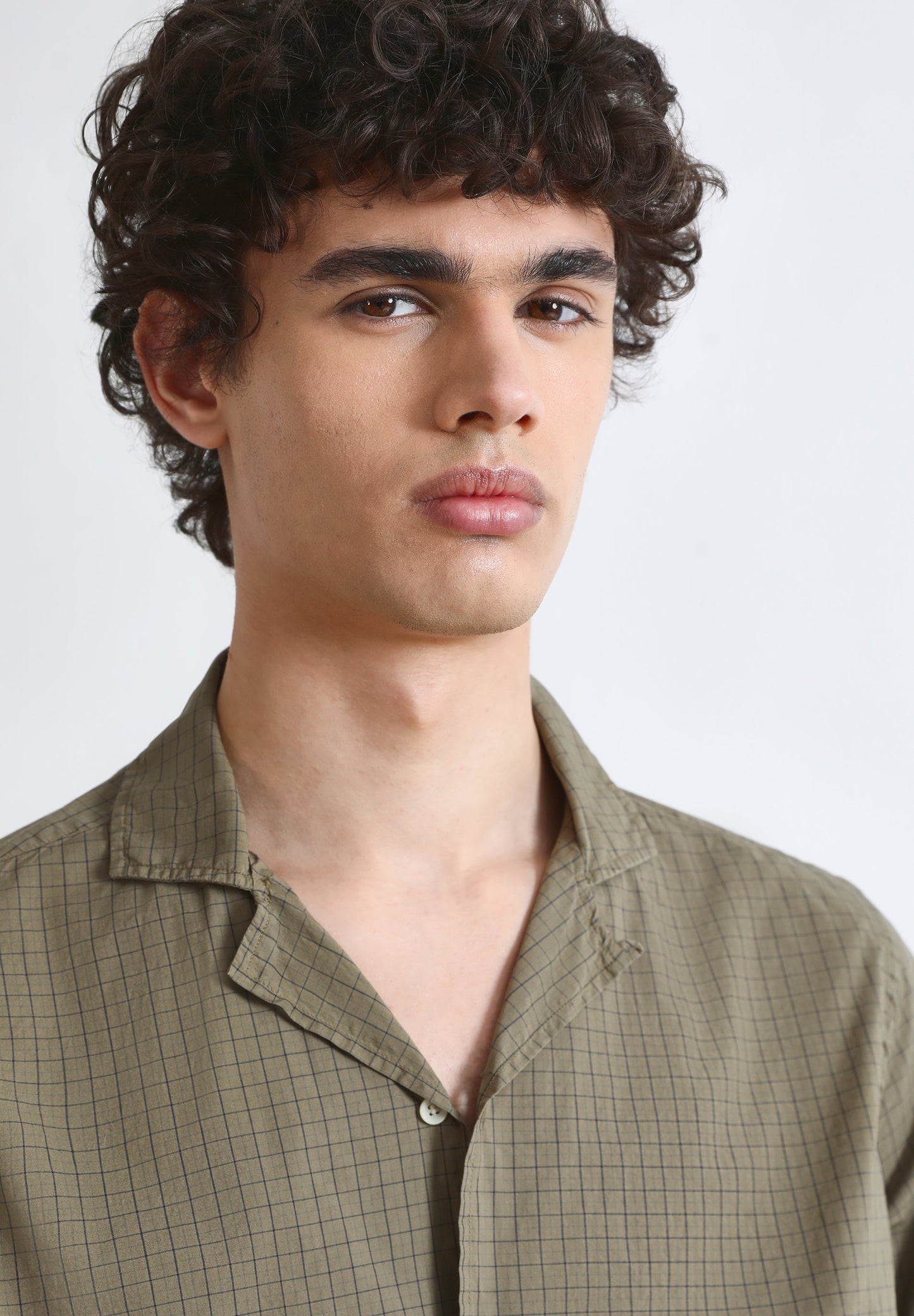 POPLIN CHECK SHIRT