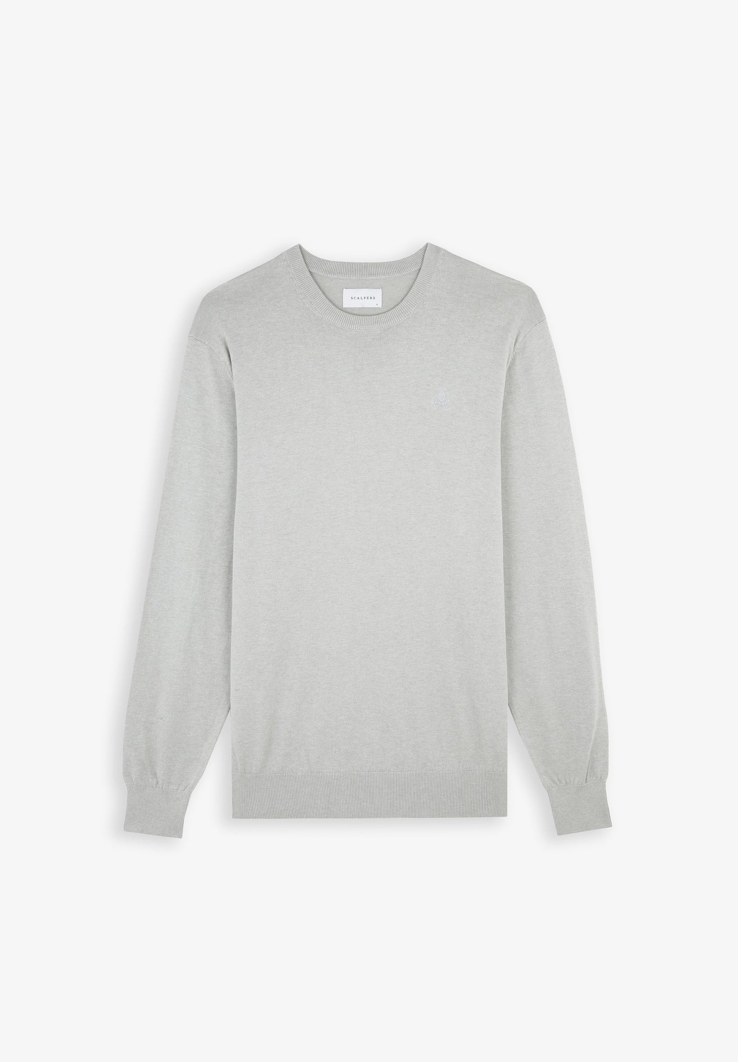 ROUND NECK SWEATER WITH SKULL