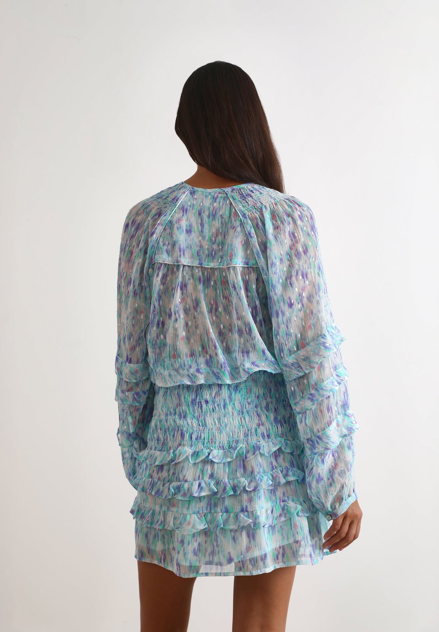 PRINT BLOUSE WITH DETAILS