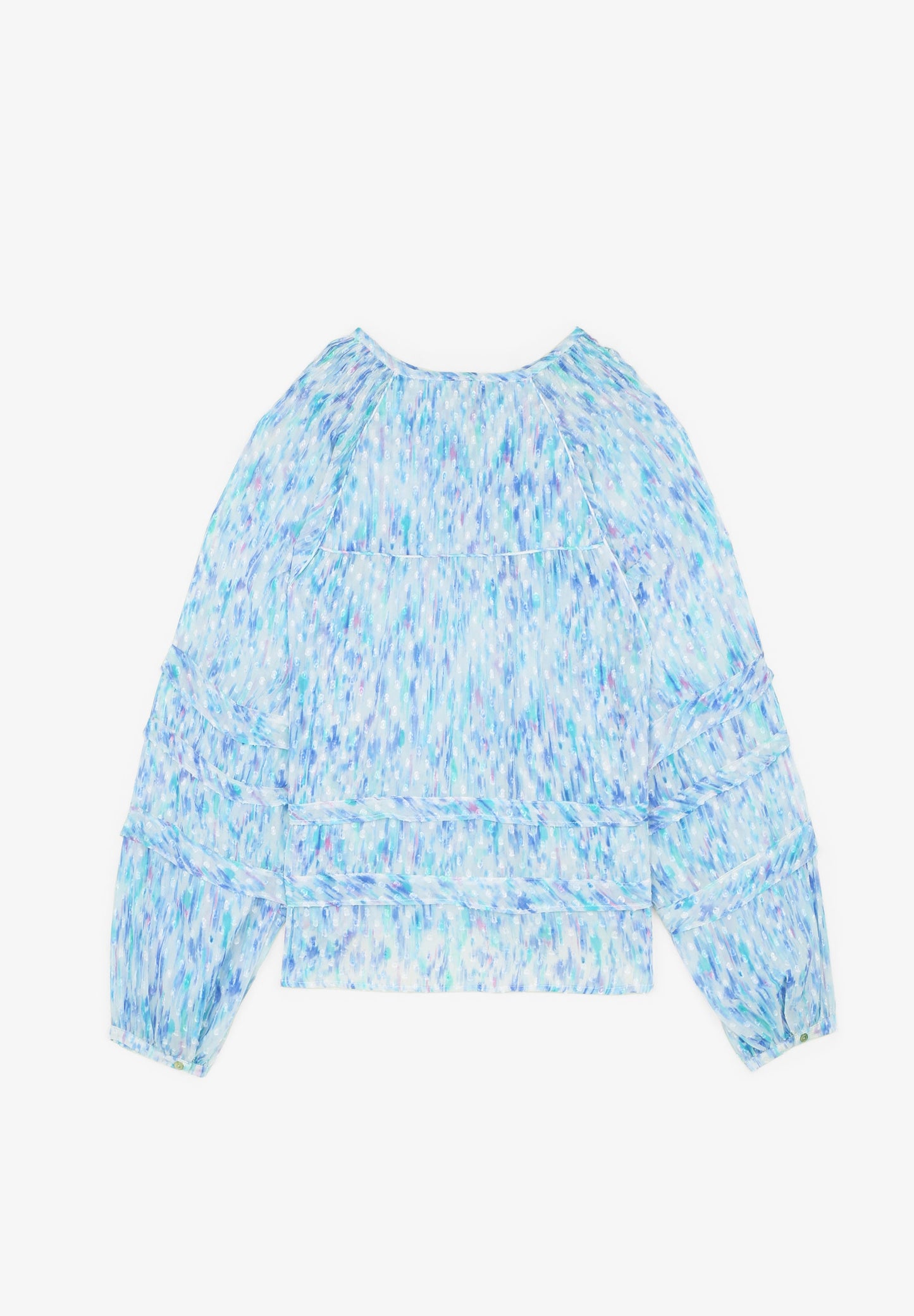 PRINT BLOUSE WITH DETAILS