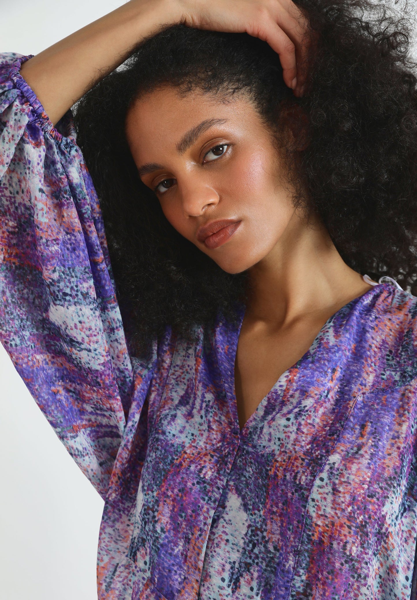 MULTICOLOURED BLOUSE