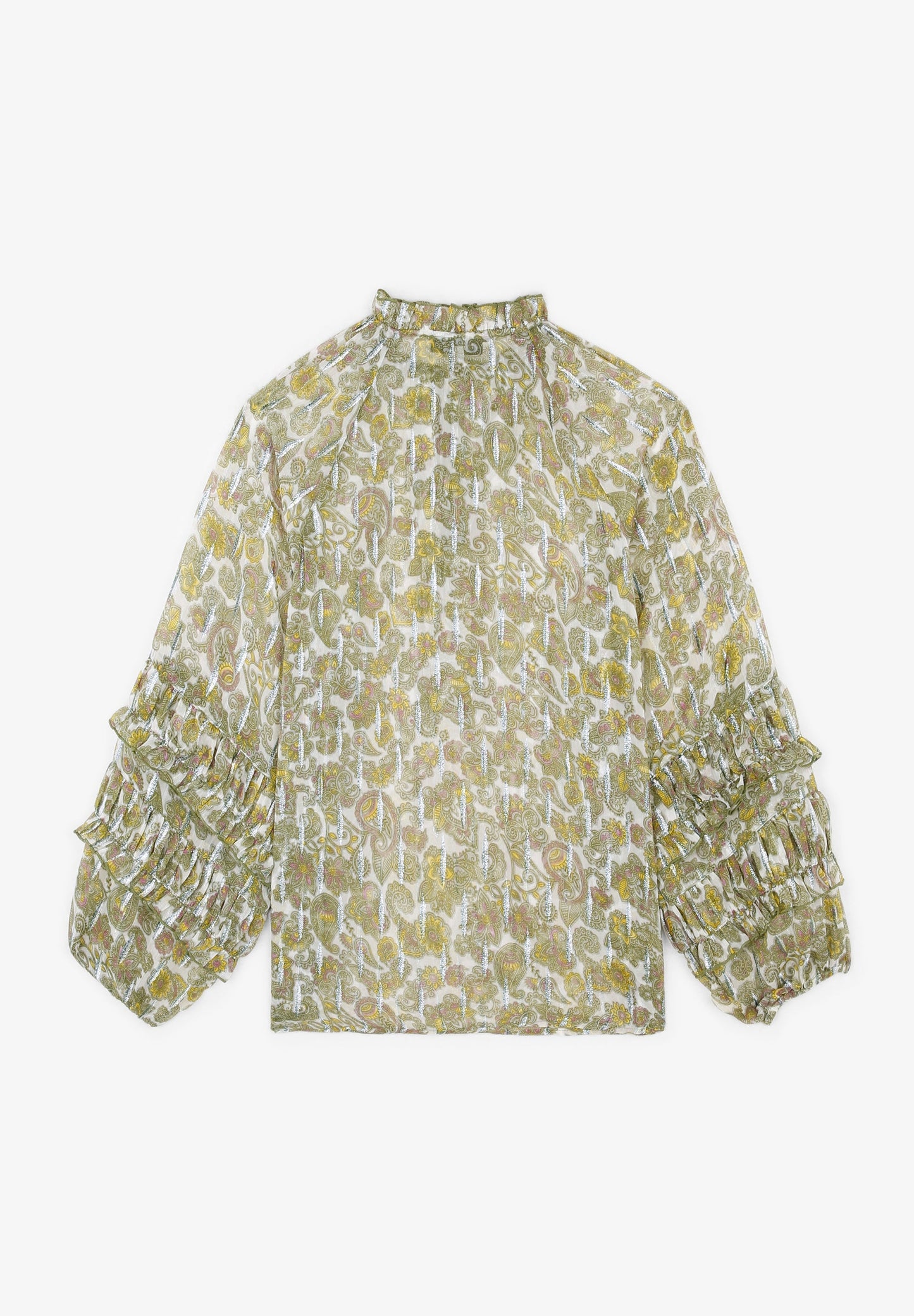 PAISLEY LUREX BLOUSE