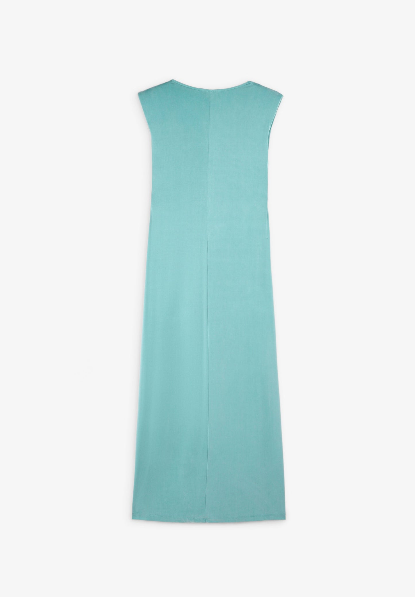 DRAPED CUPRO DRESS