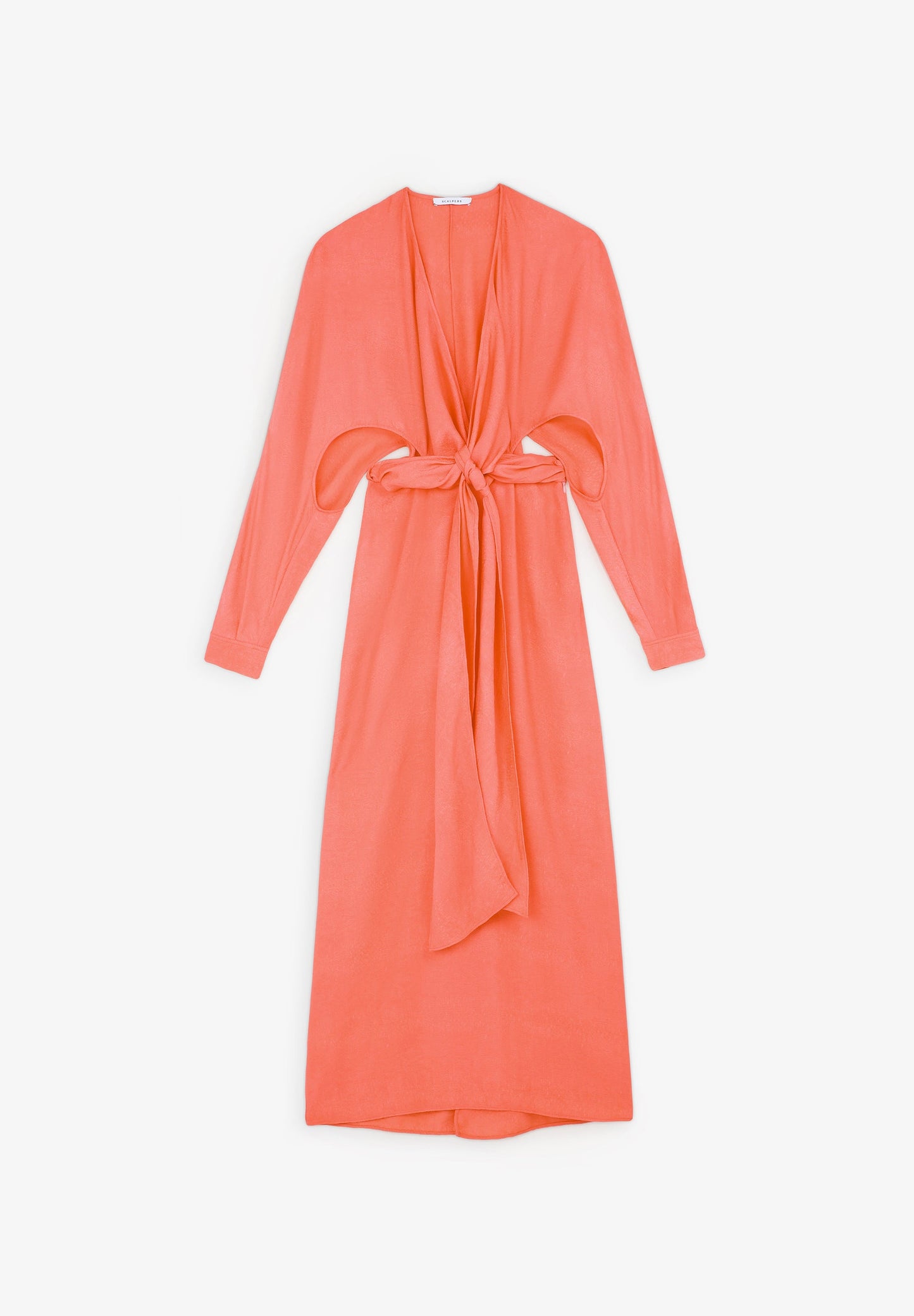 DRESS WITH VENTS AND BOW