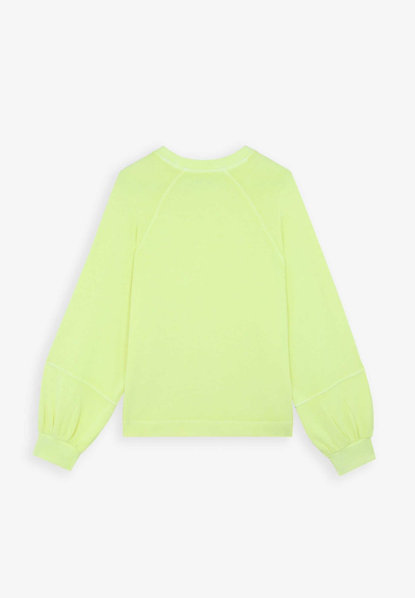 RANGLAN SLEEVE FADED SWEATSHIRT