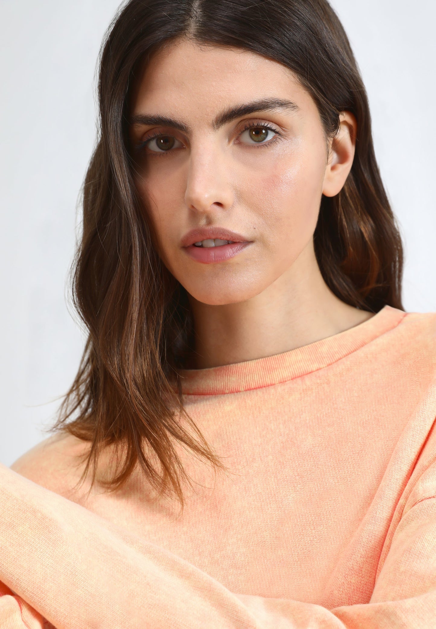 FADED SWEATSHIRT WITH SHINY SKULL