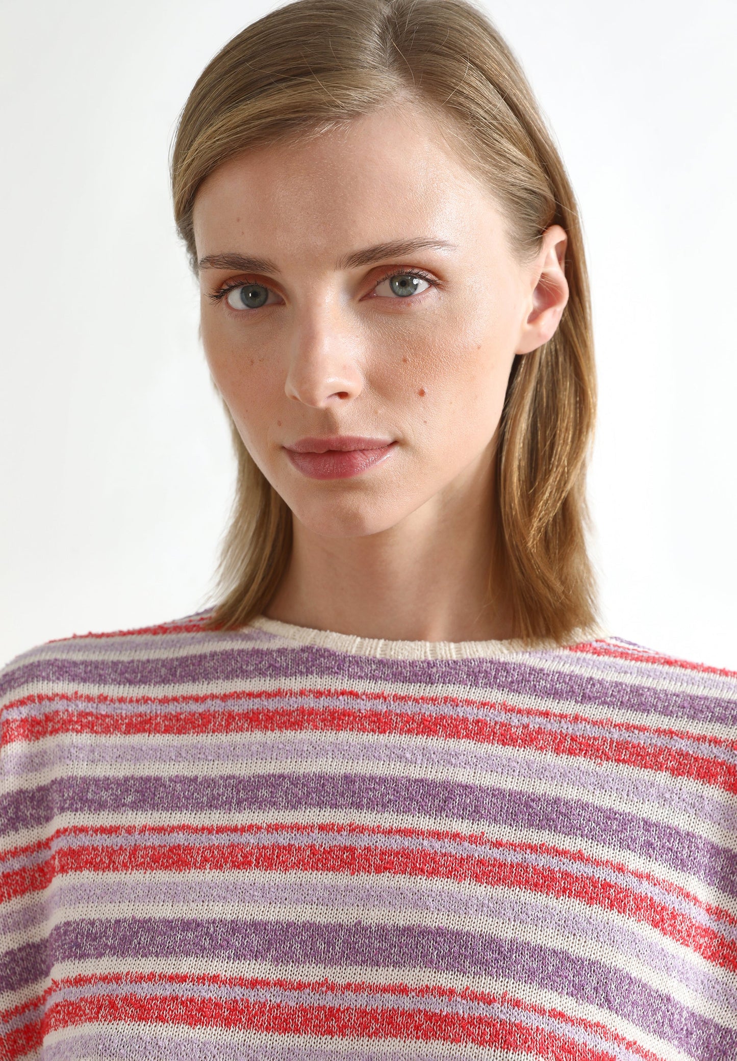 STRIPED KNIT SWEATER