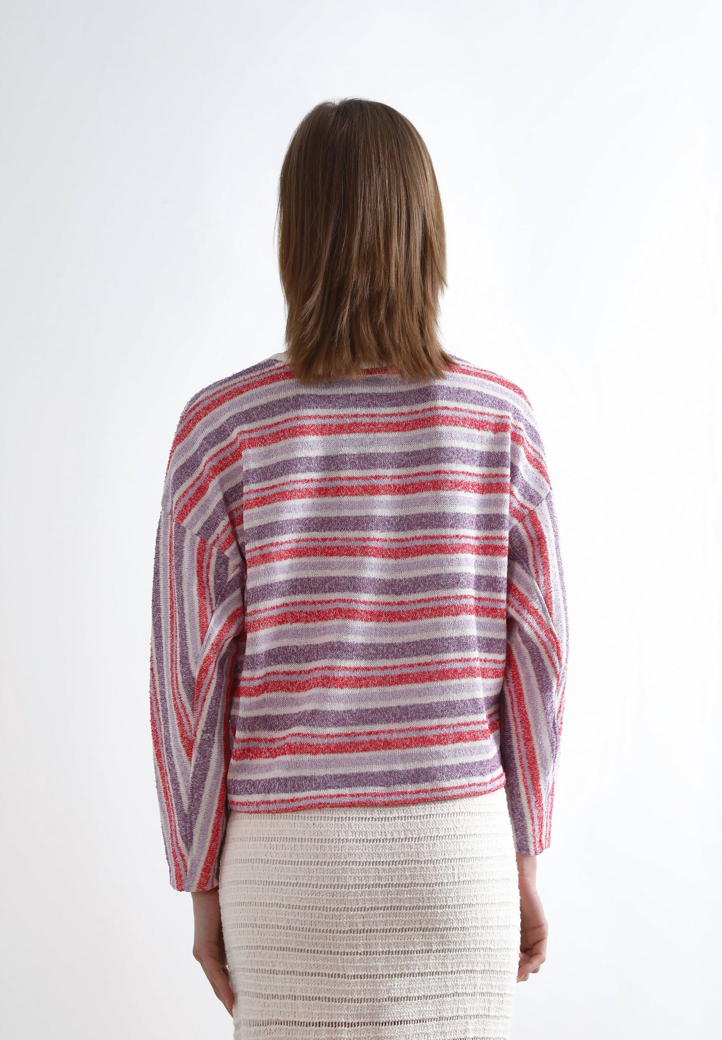 STRIPED KNIT SWEATER