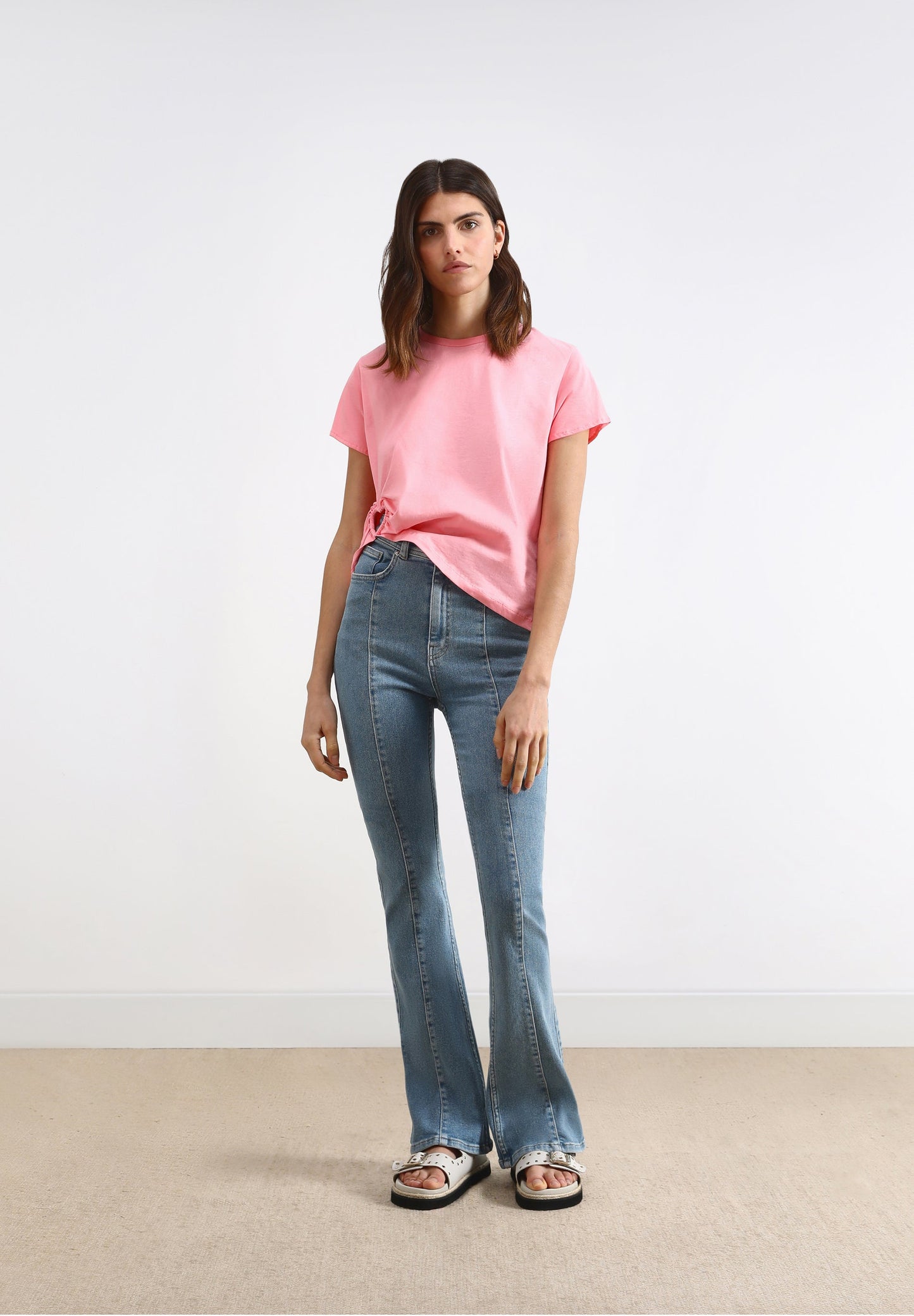 T-SHIRT WITH HEART-SHAPED CUT-OUT