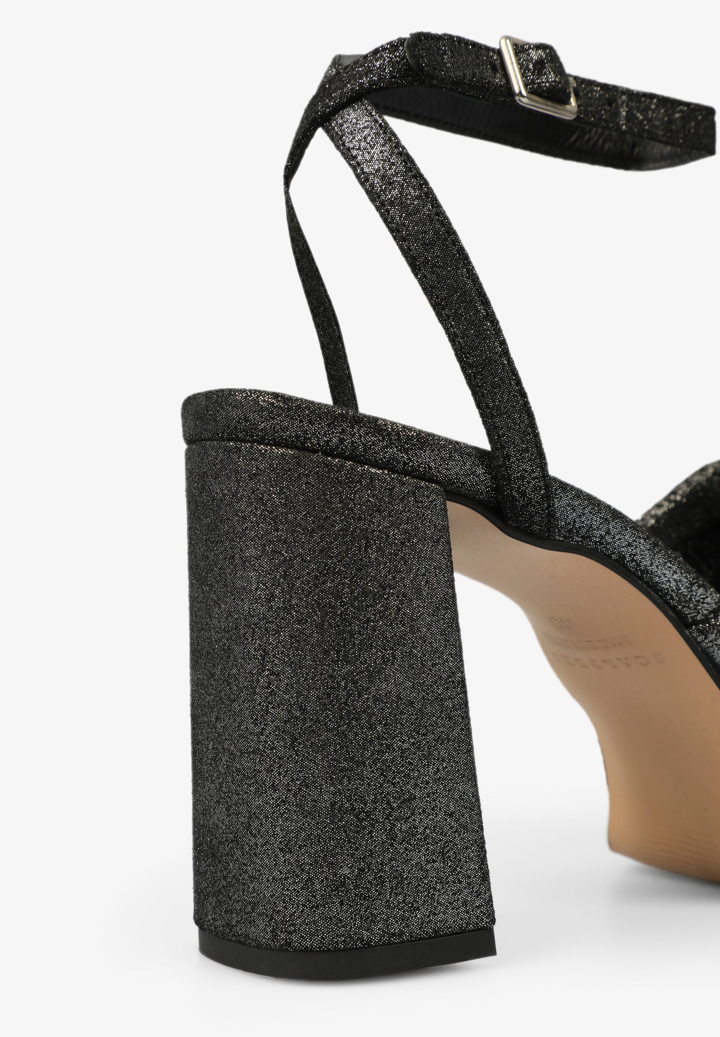 PLATFORM HEELED SANDALS WITH KNOT