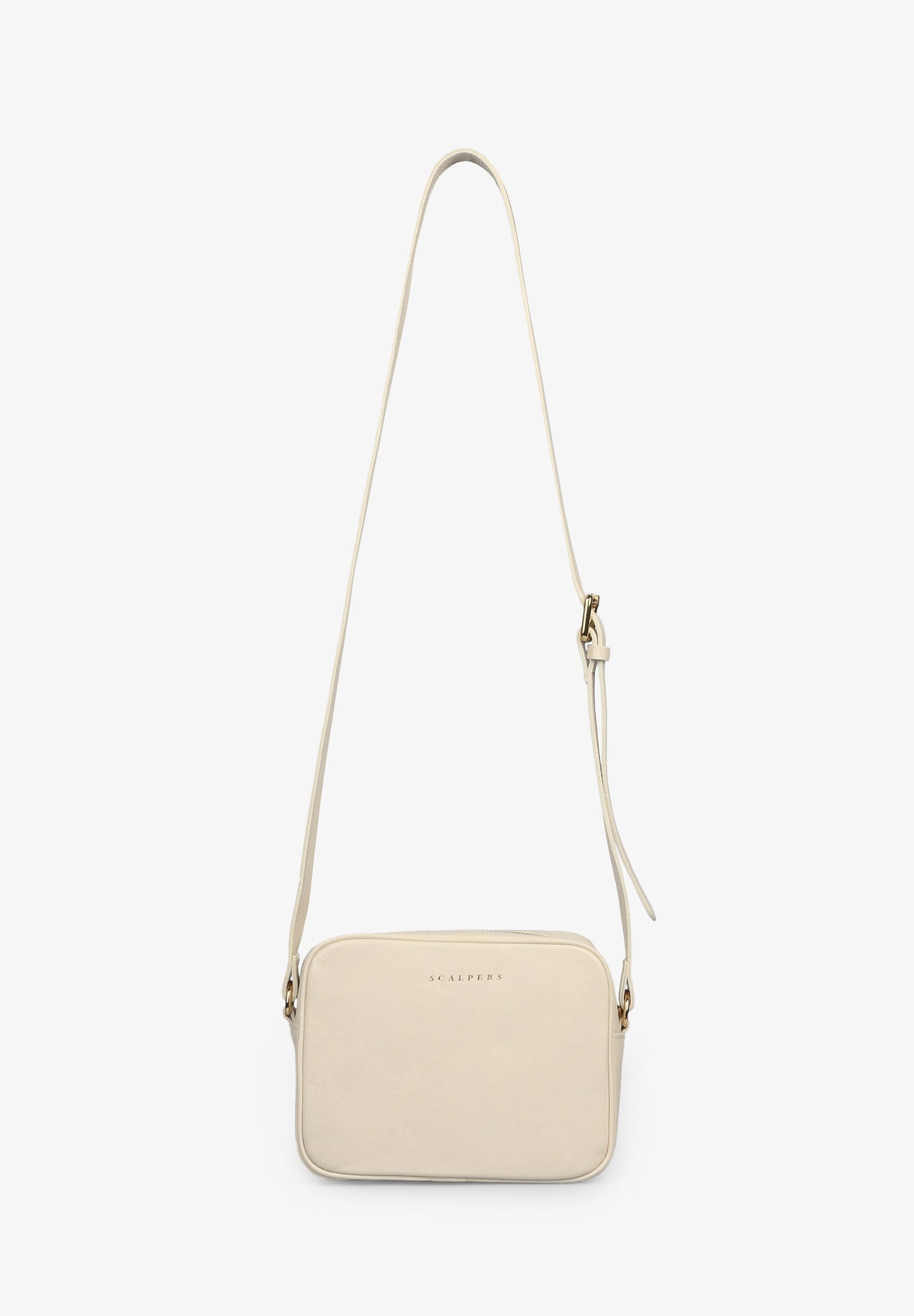 LEATHER CROSSBODY BAG WITH SKULLS