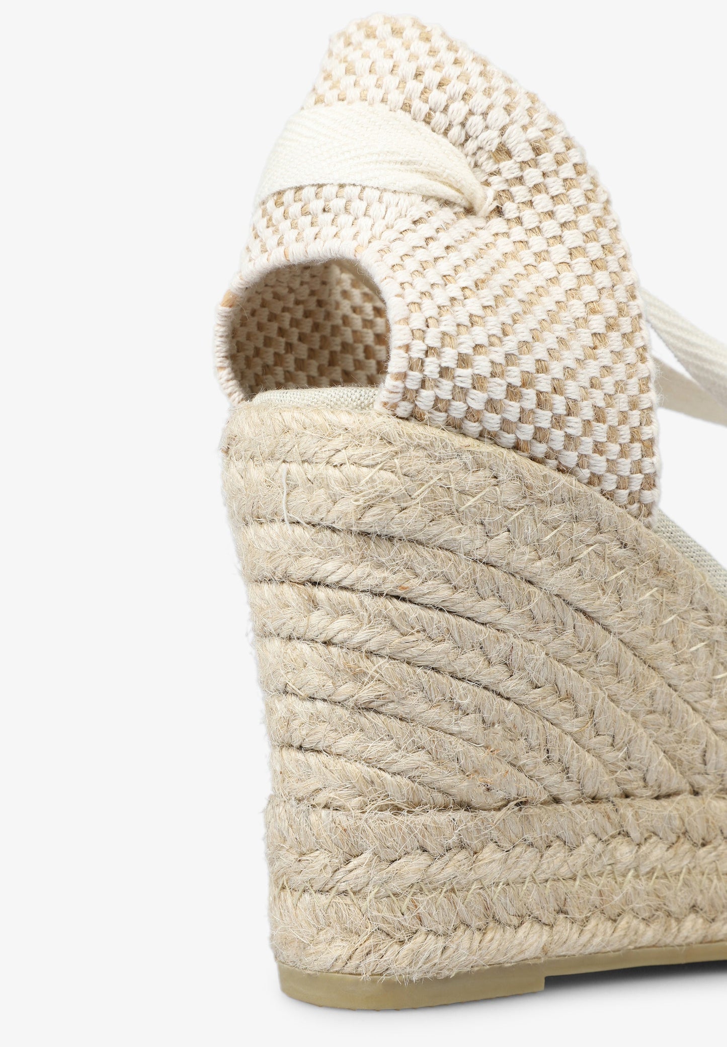 LINEN WEDGE ESPADRILLES