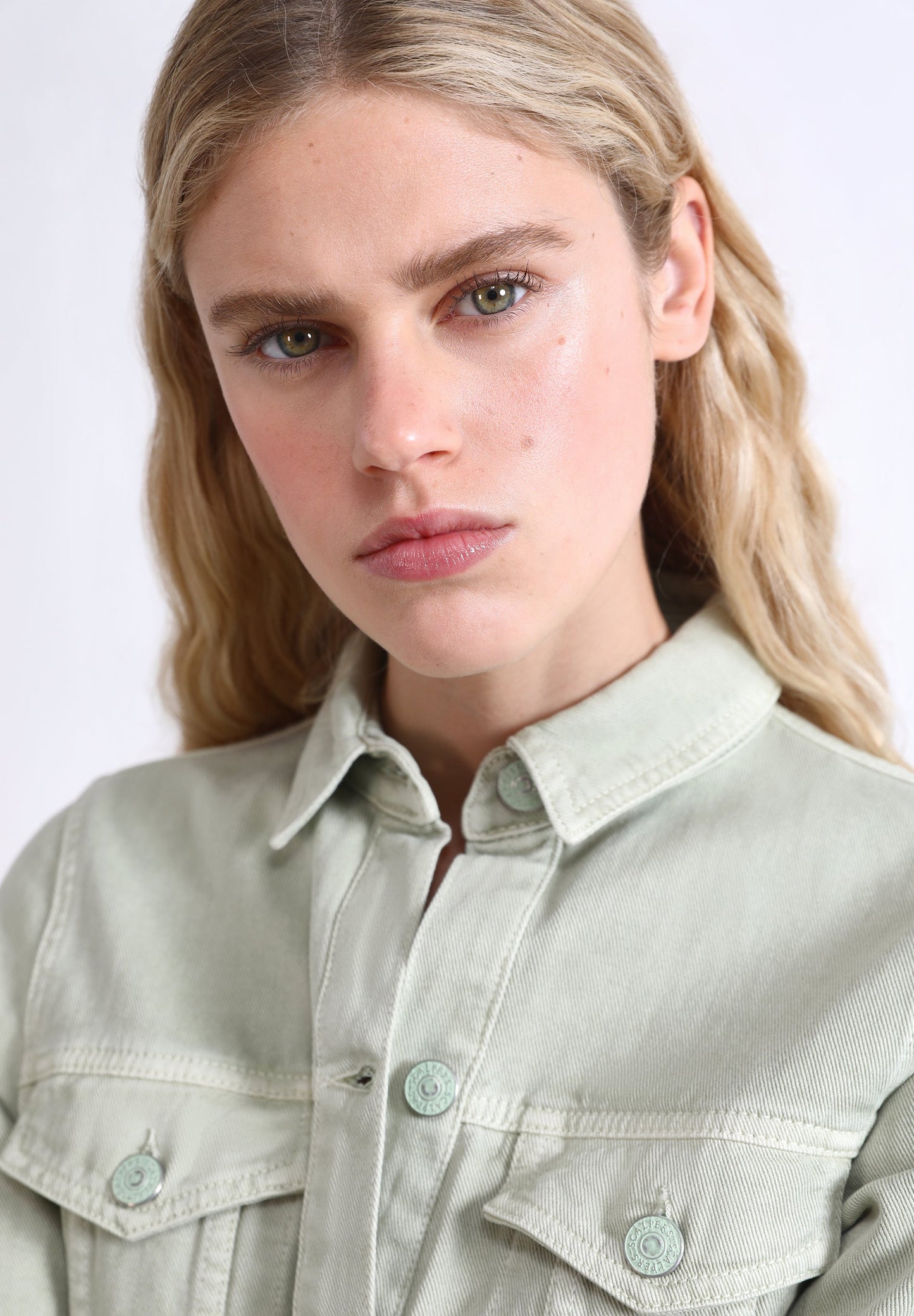 DENIM DRESS WITH BOW