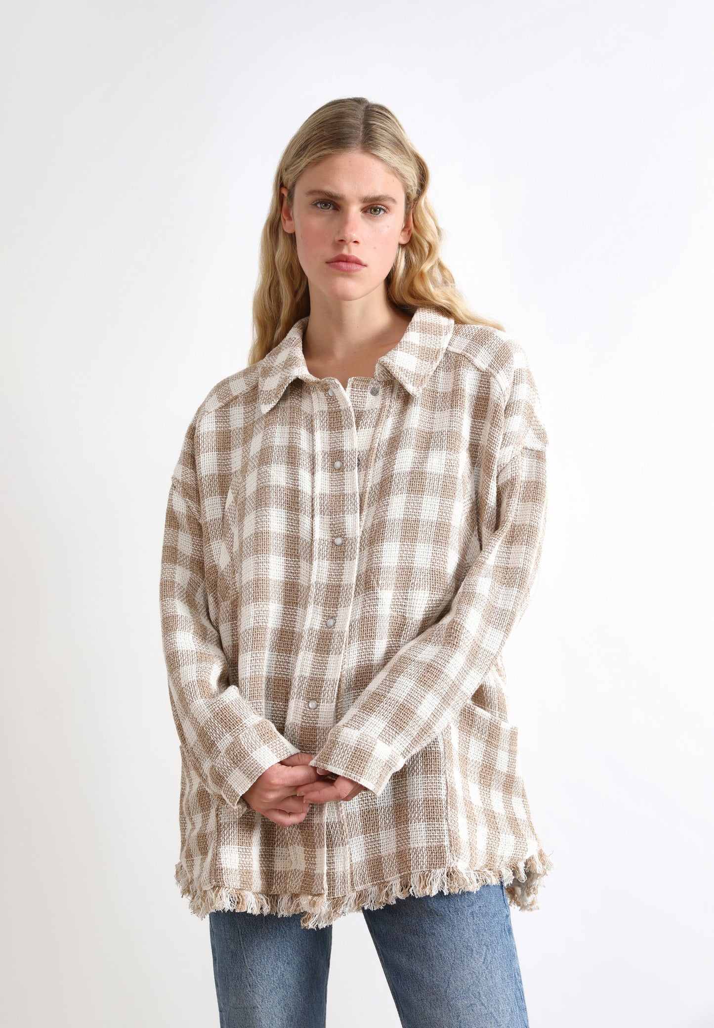 GINGHAM OVERSHIRT