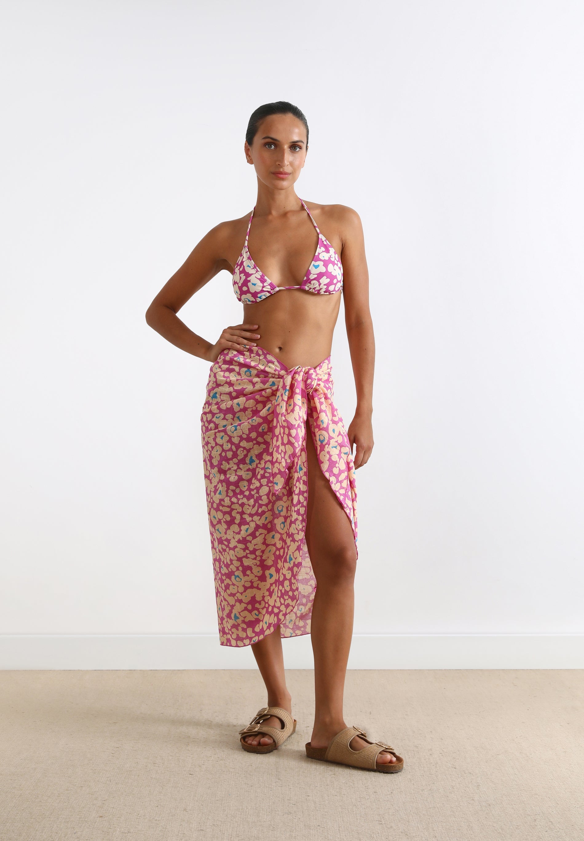 ANIMAL PRINT SARONG SKIRT