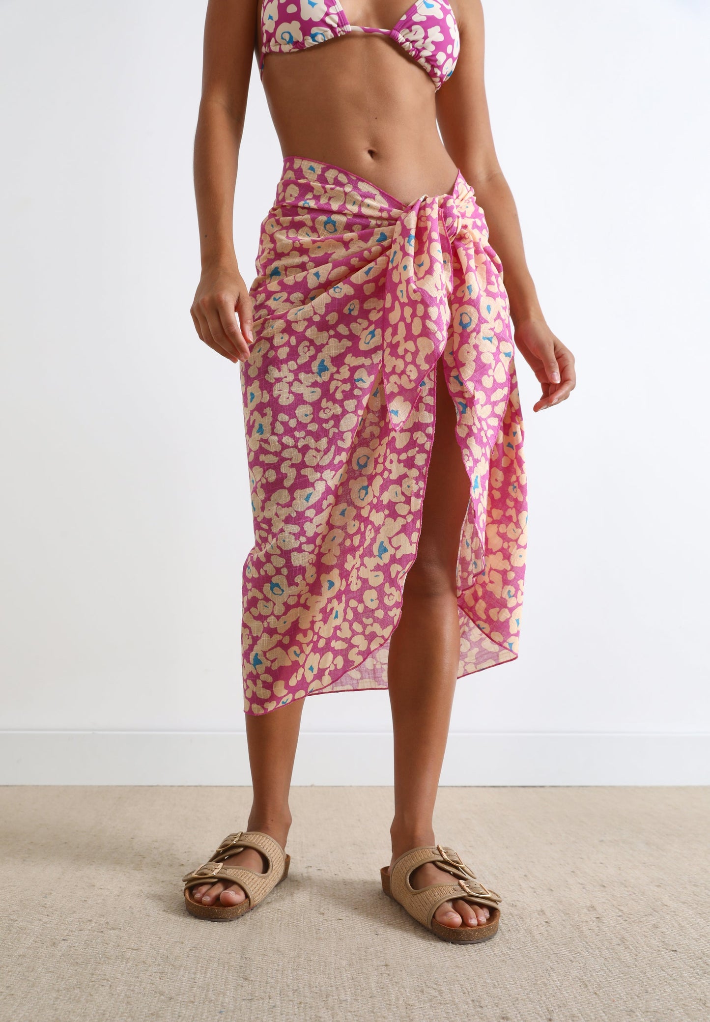 ANIMAL PRINT SARONG SKIRT