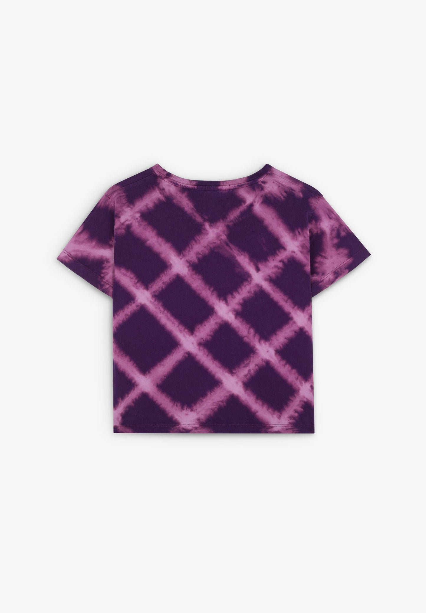 STRIPED TIE-DYE T-SHIRT