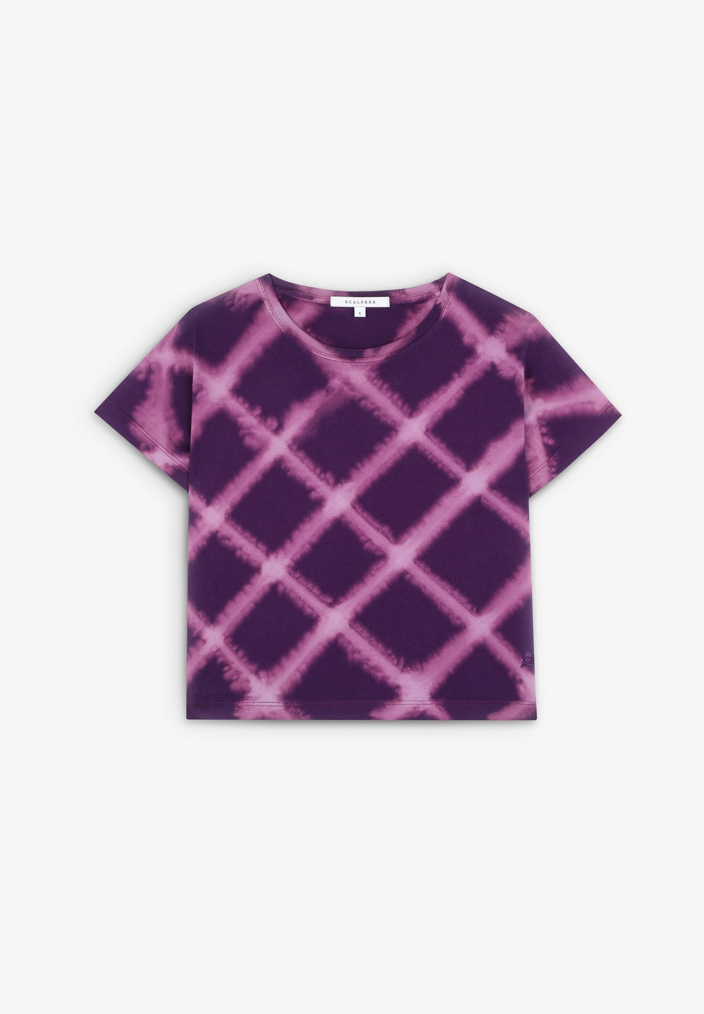 STRIPED TIE-DYE T-SHIRT