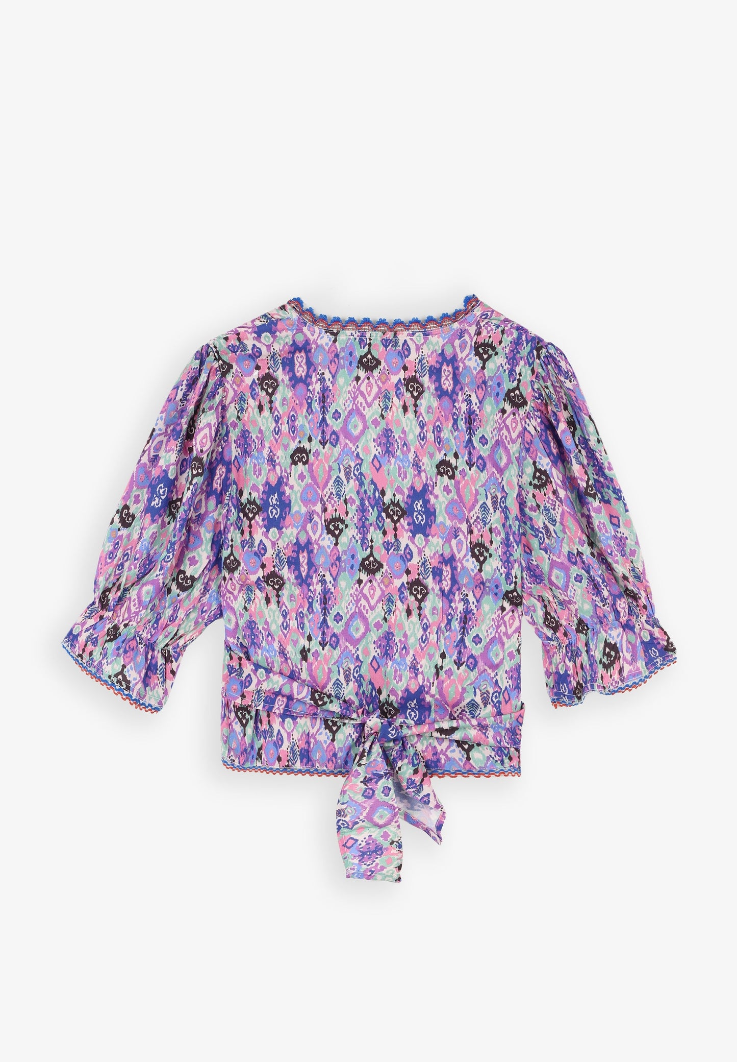 PRINTED CROSSOVER TOP