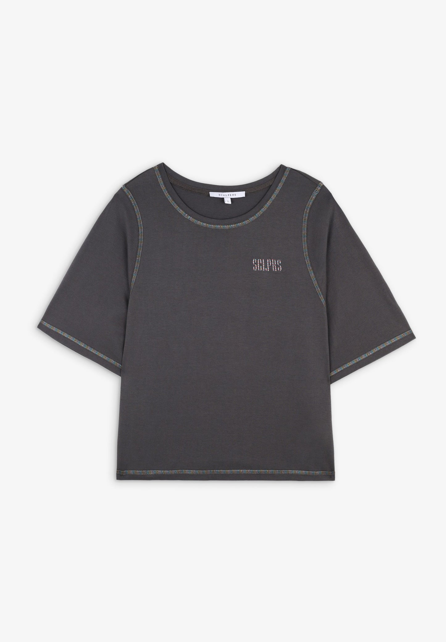 T-SHIRT WITH MARKED SEAMS
