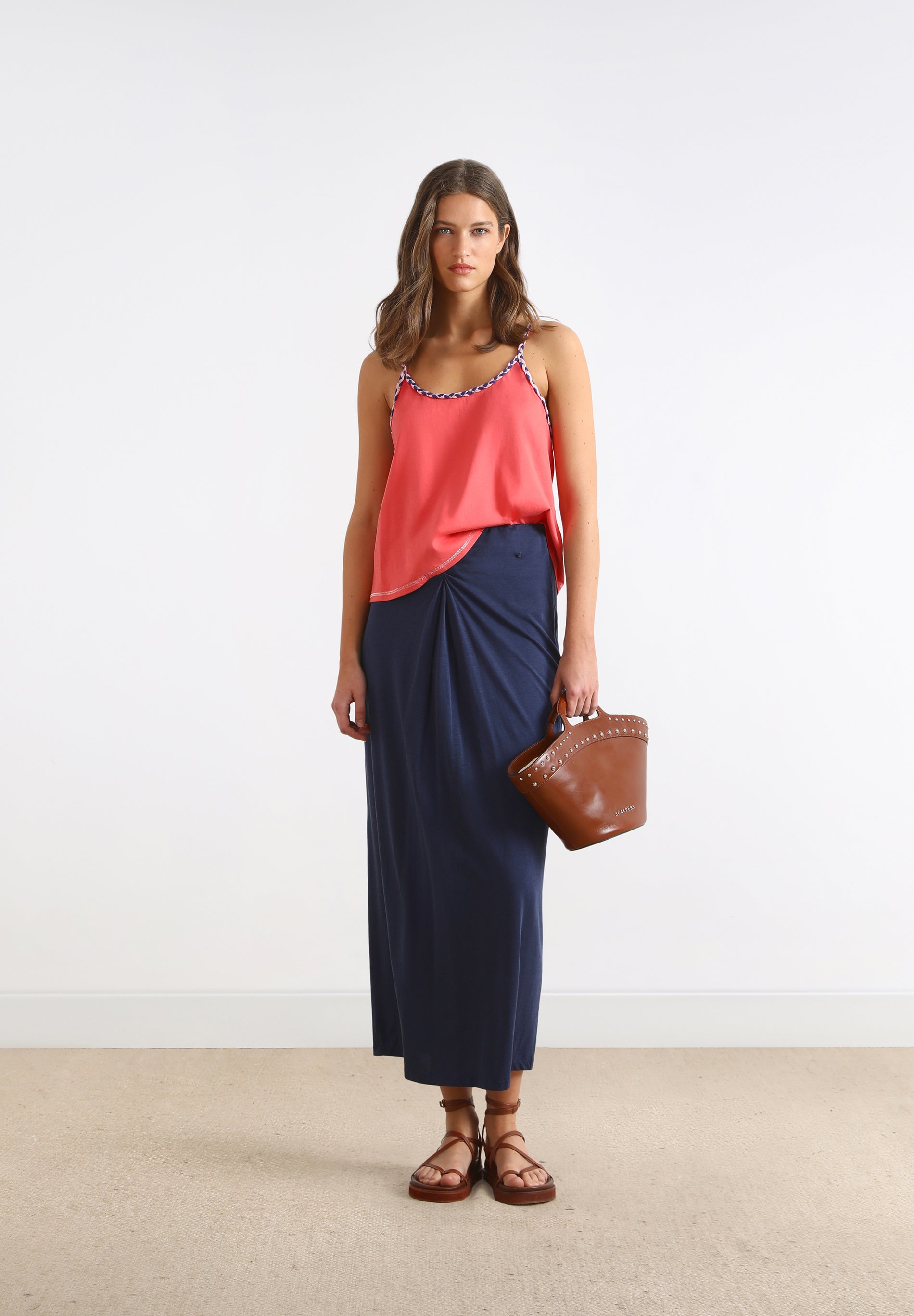 T-SHIRT WITH STRAP DETAIL