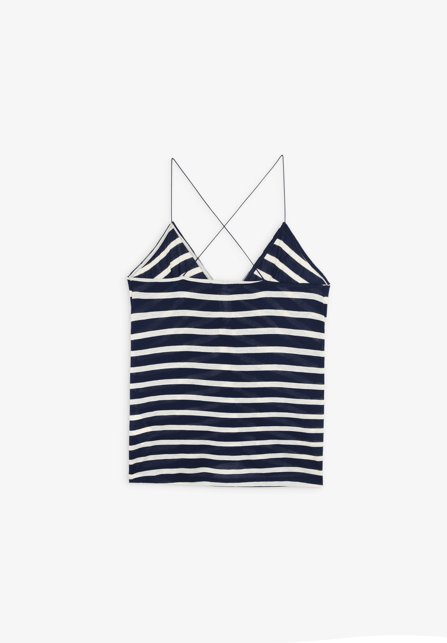 SPAGHETTI STRAP TOP WITH STRIPES