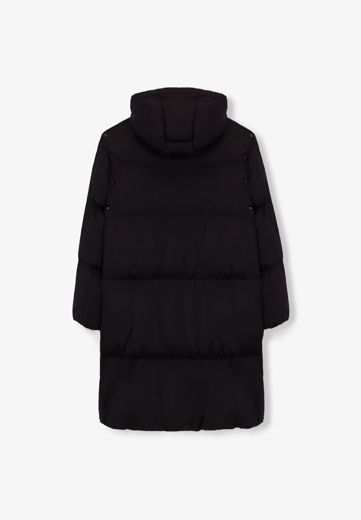 LONG PARKA WITH DETACHABLE SLEEVES