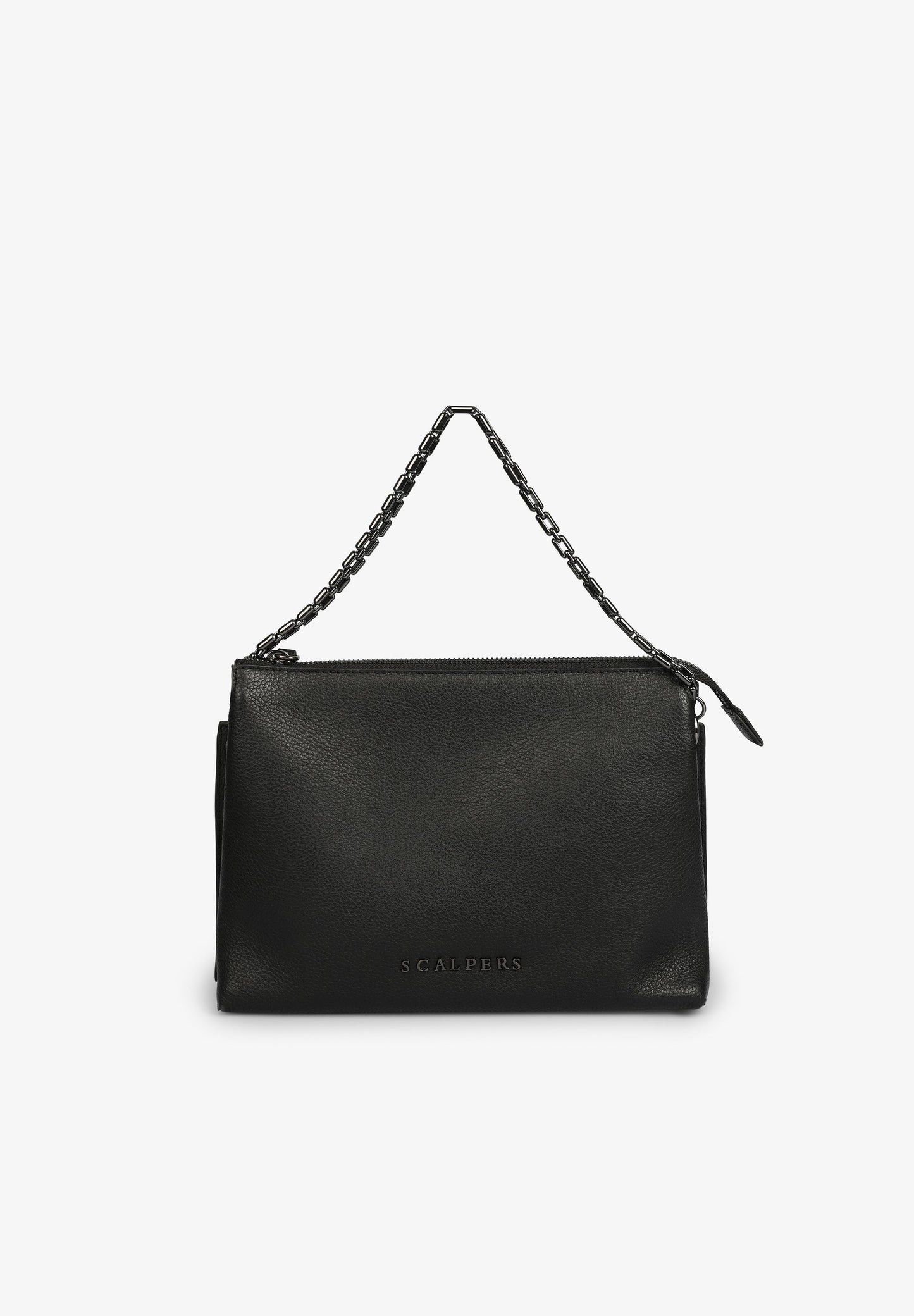 LEATHER BAG WITH CHAIN