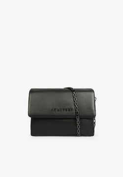 LEATHER BAG WITH COMPARTMENTS