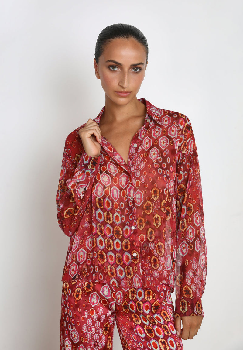 FLOWING ETHNIC SHIRT