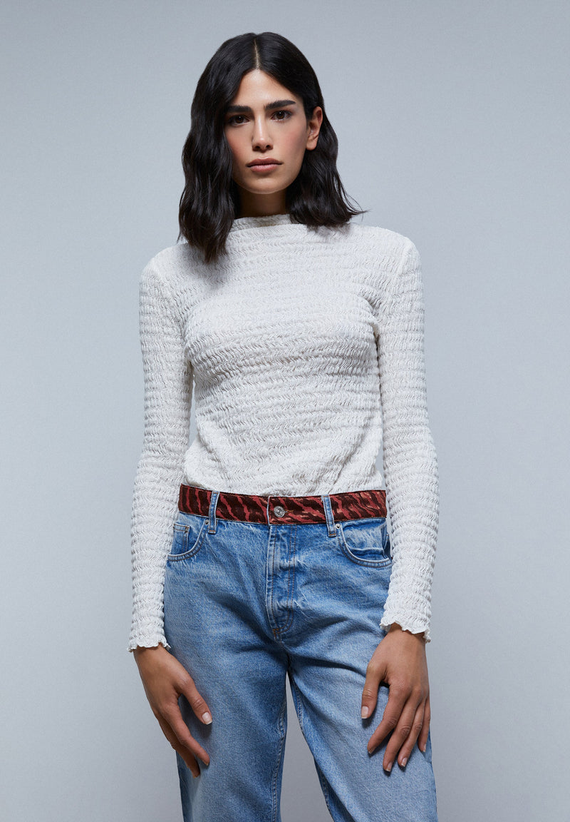PERKINS TEXTURED T-SHIRT