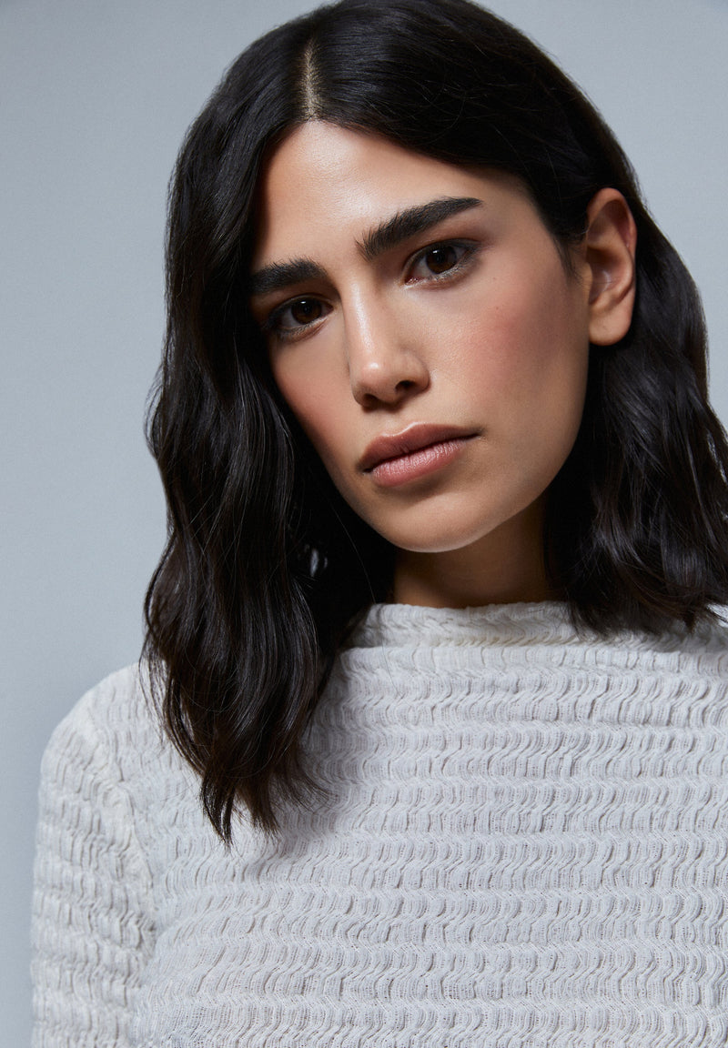 PERKINS TEXTURED T-SHIRT