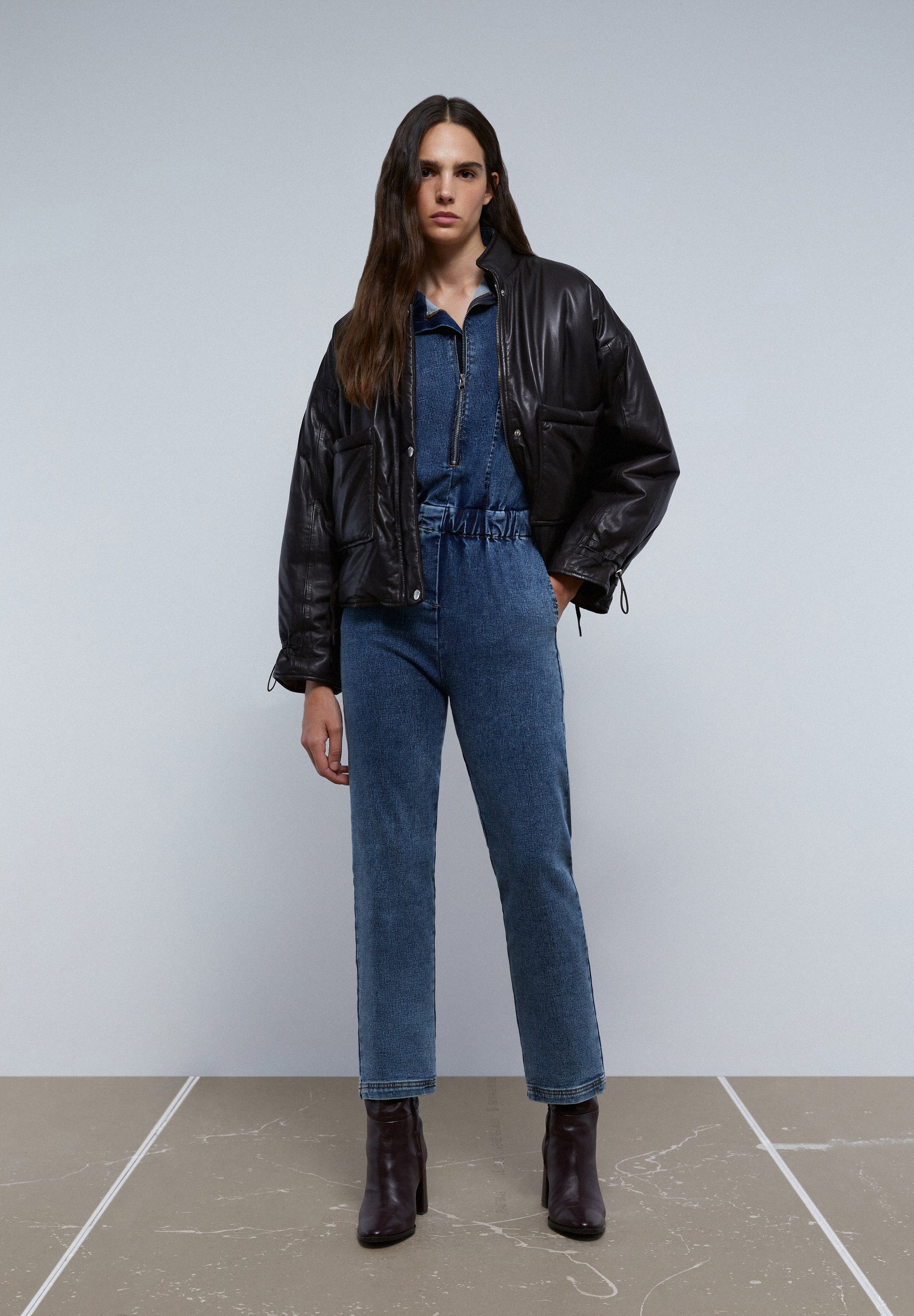 QUILTED LEATHER JACKET