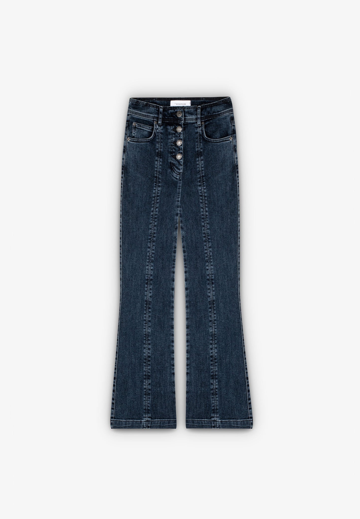 ANKLE FLARED SEAM JEANS