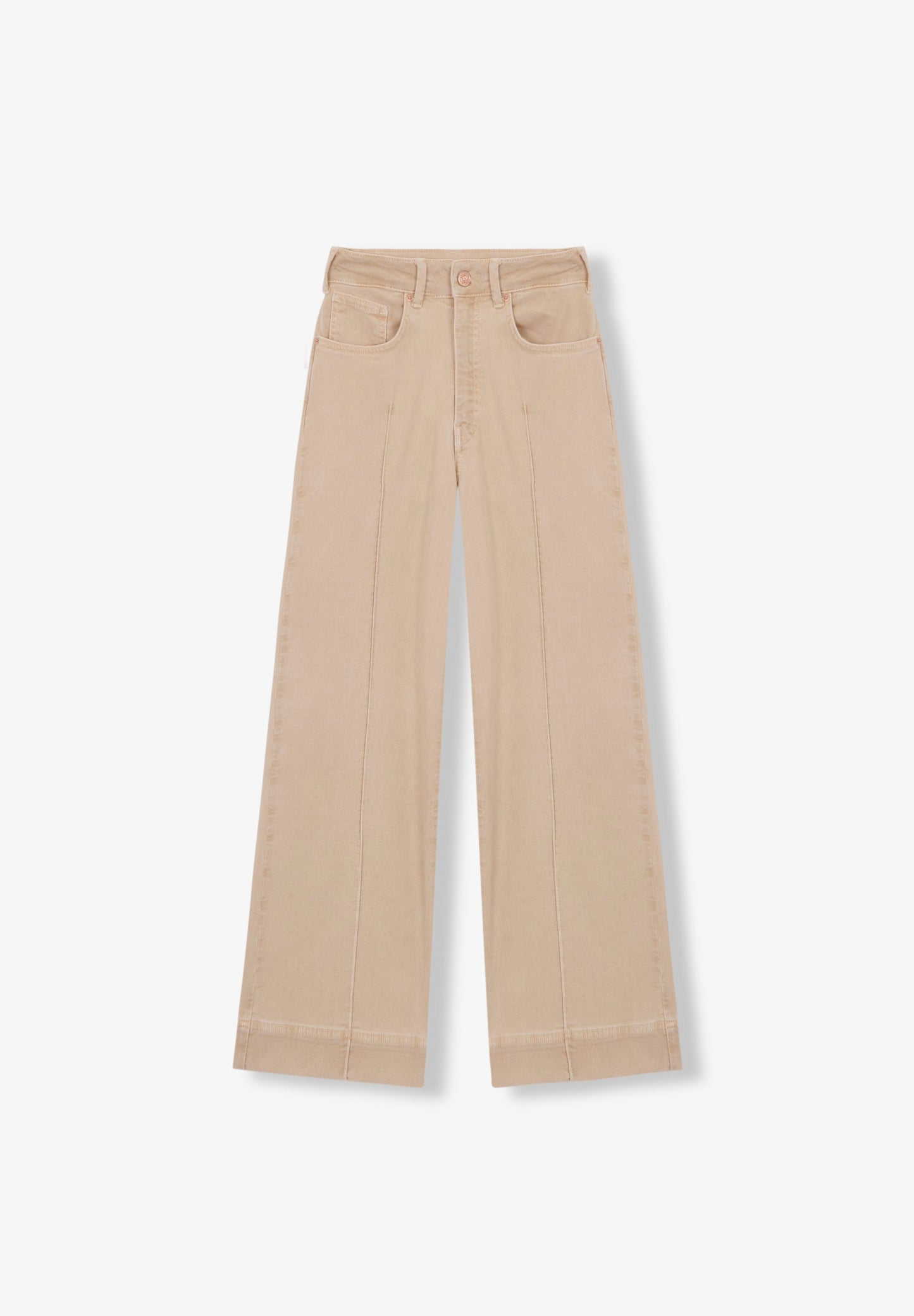 CULOTTE JEANS WITH SEAMS