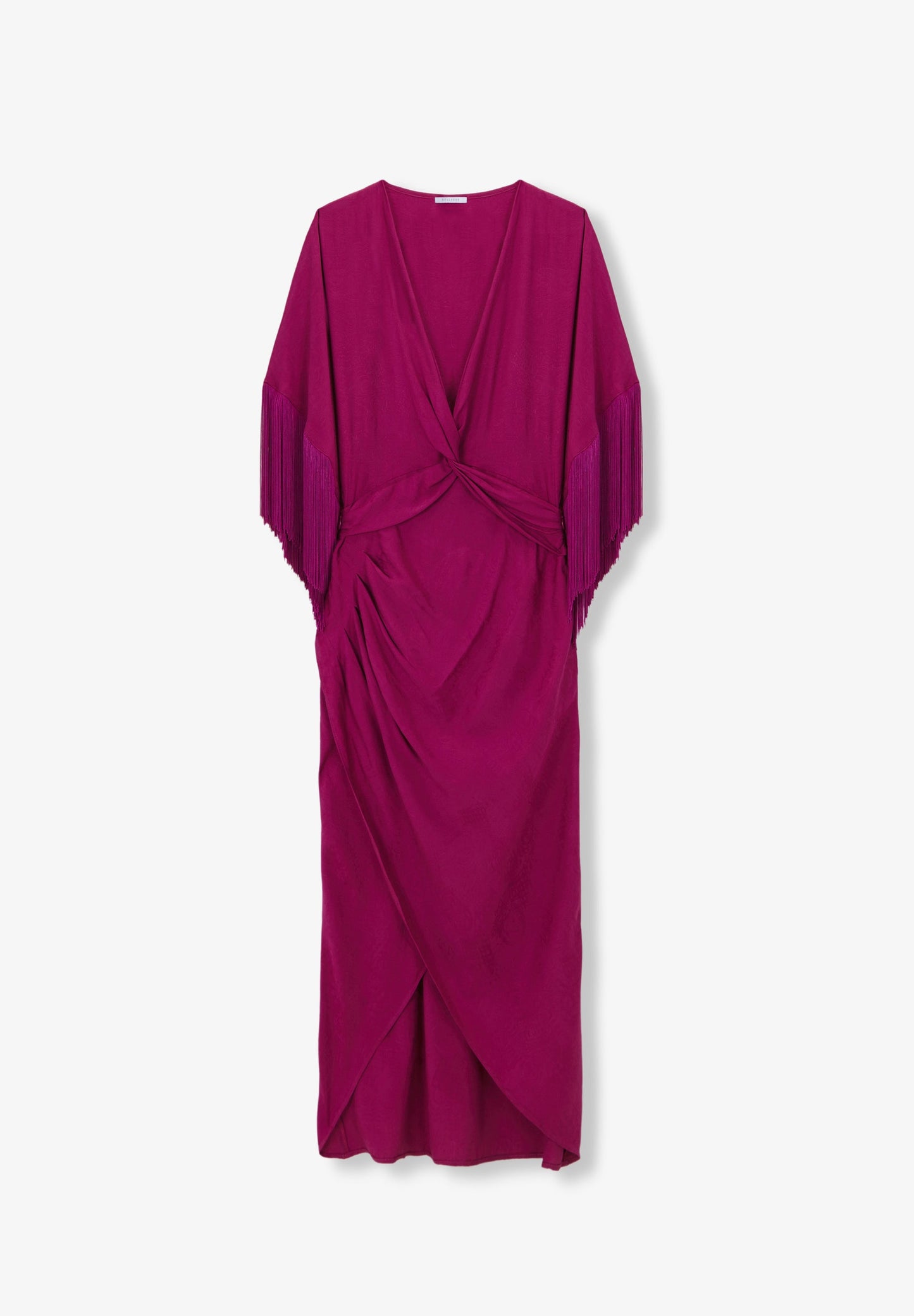 MIDI DRESS WITH FRINGING